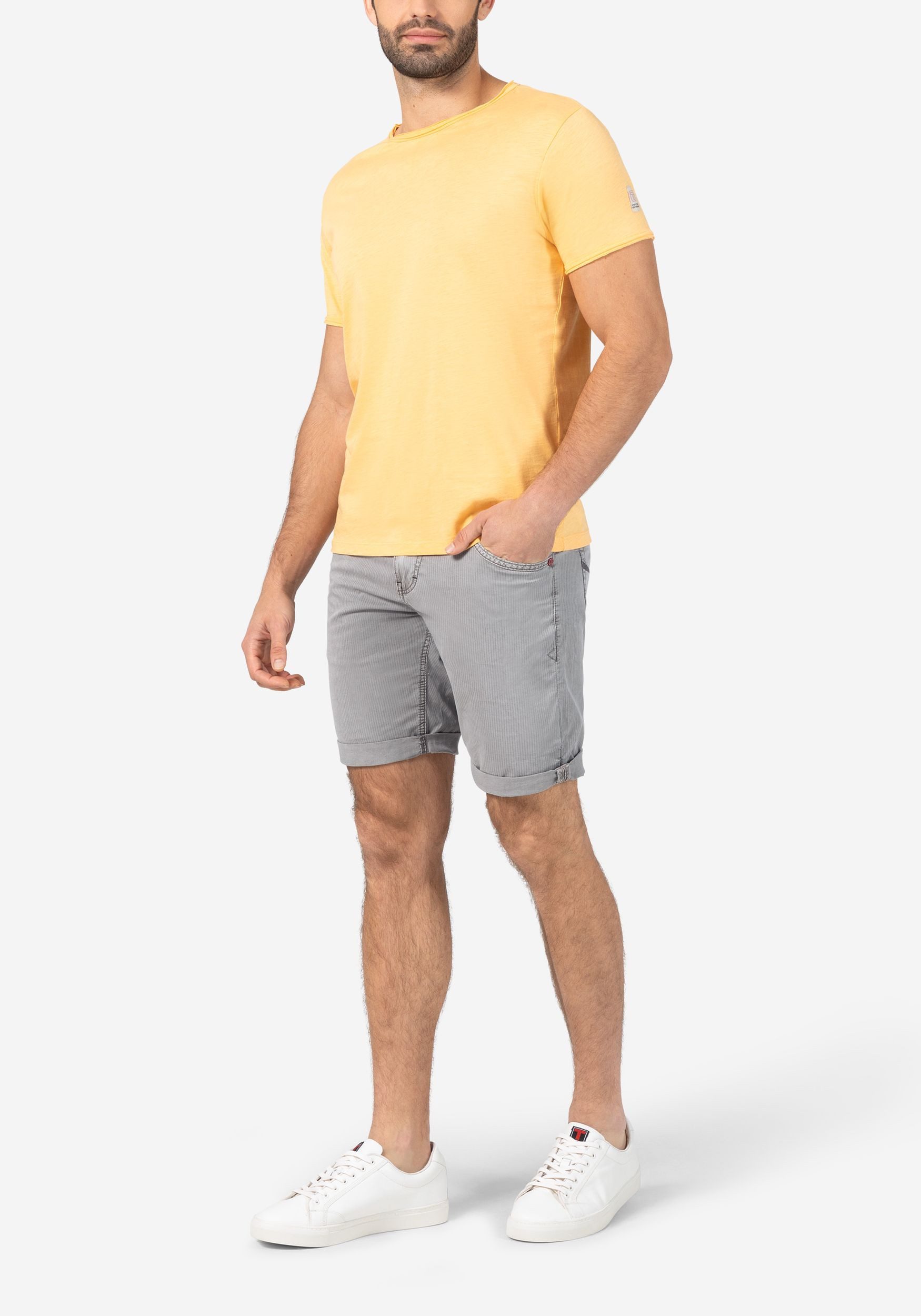 TIMEZONE Chinoshorts Gestreiftes Bermuda-Design mit bequemem Bund Regular JackyTZ Short