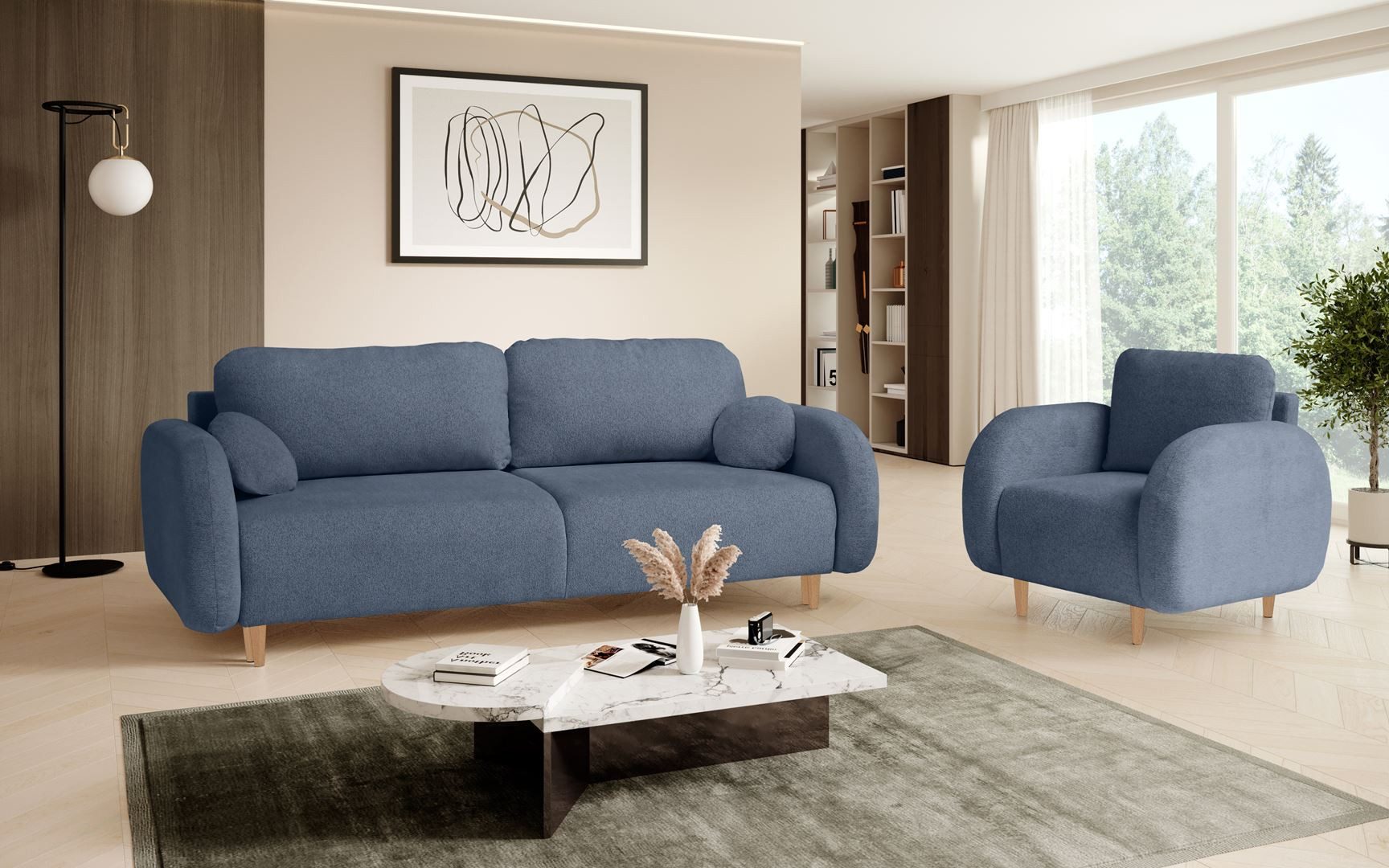 Beautysofa Sessel OPTIMO, Kunststoffbeine in schwarzer günstig online kaufen