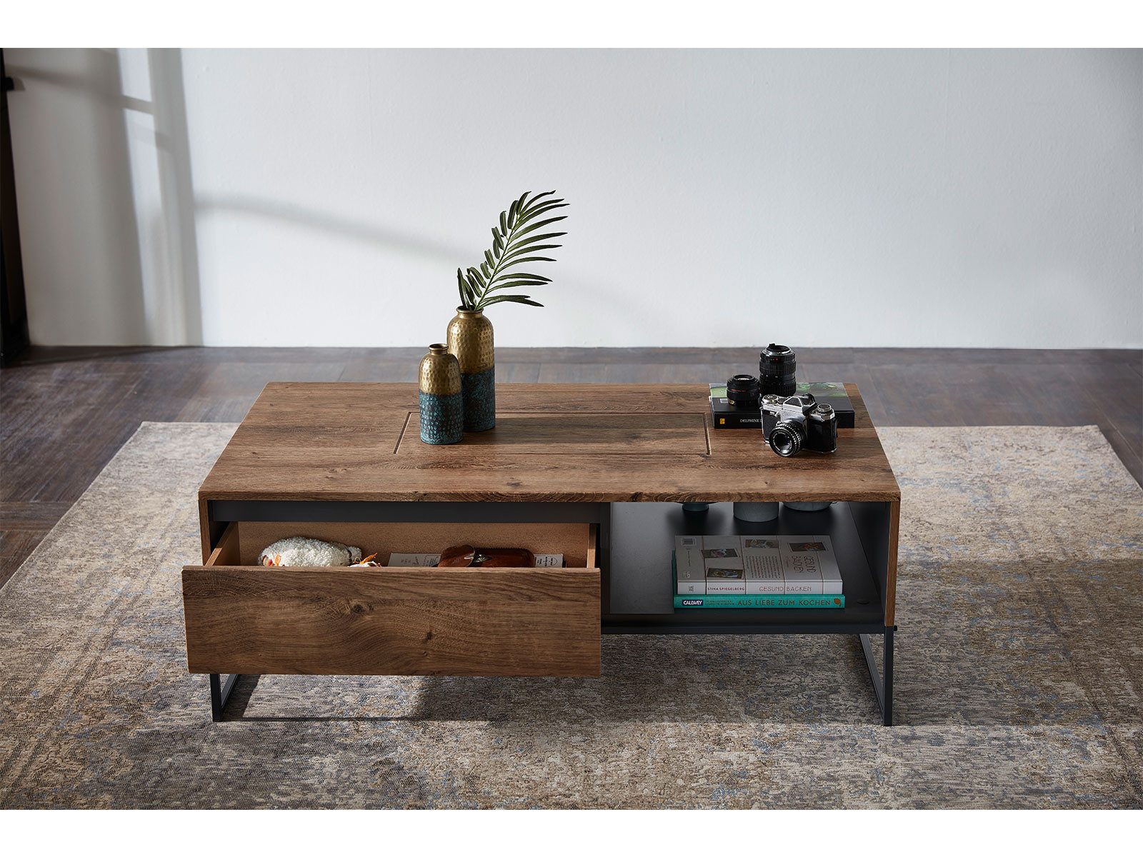 WOHN CONCEPT Premium Möbel Couchtisch 115 x 42 x 65 cm (B/H/T) günstig online kaufen