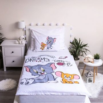 Wendebettwäsche Tom & Jerry, Jerry Fabrics, Renforcé, 2 teilig