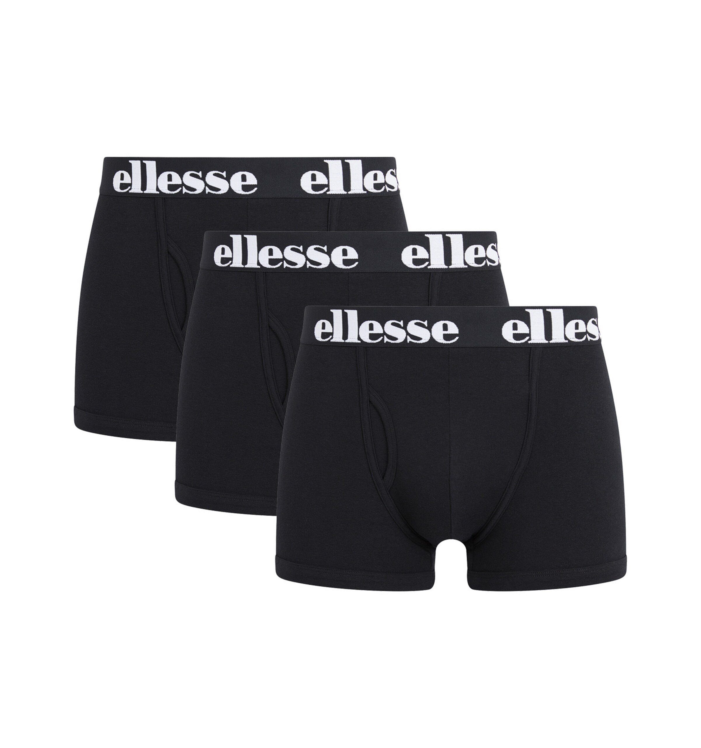 Ellesse Boxershorts Hali (3-St) Schwarz