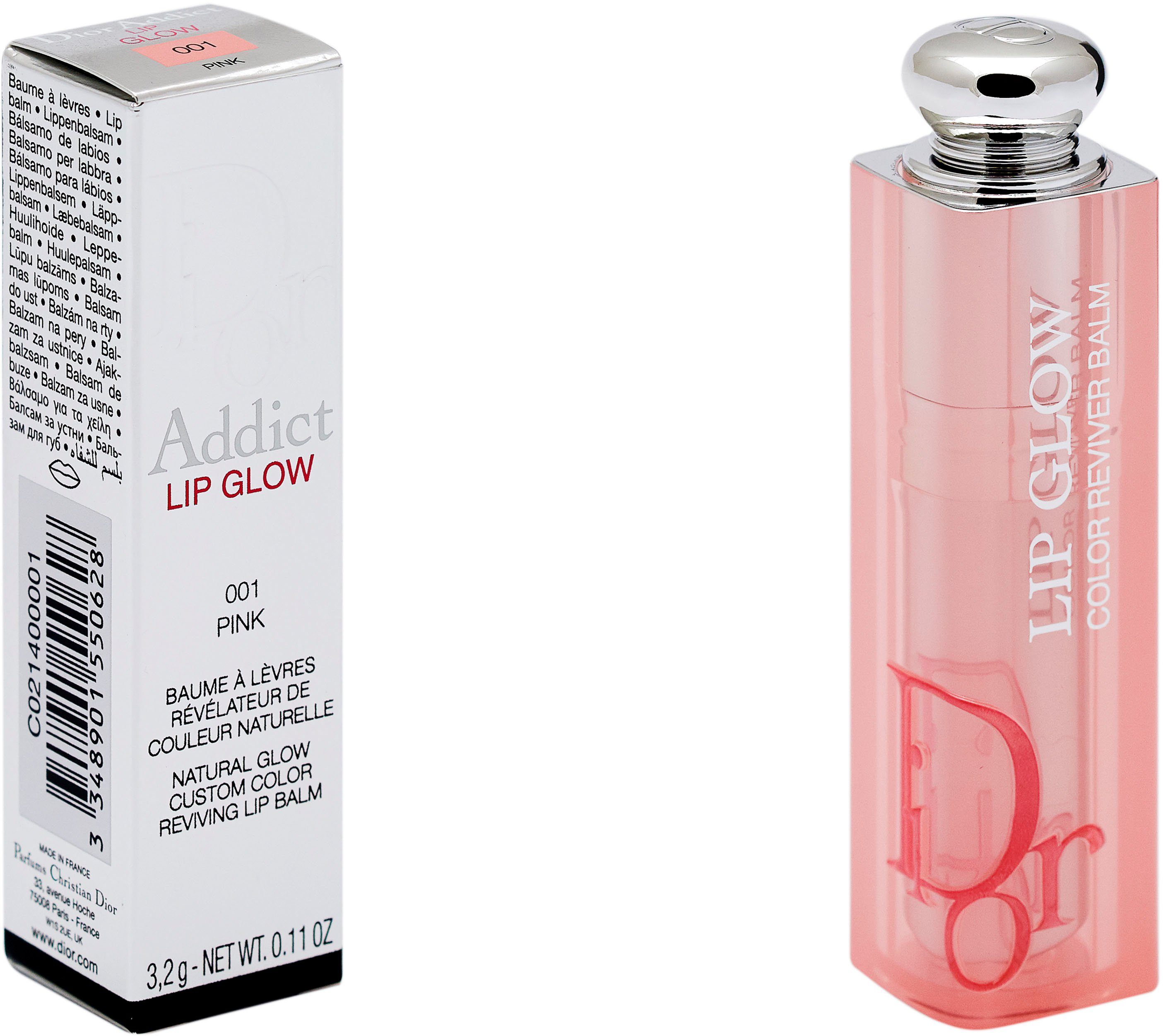 Dior Lippenbalsam Pink Lip Glow Dior Addict 001