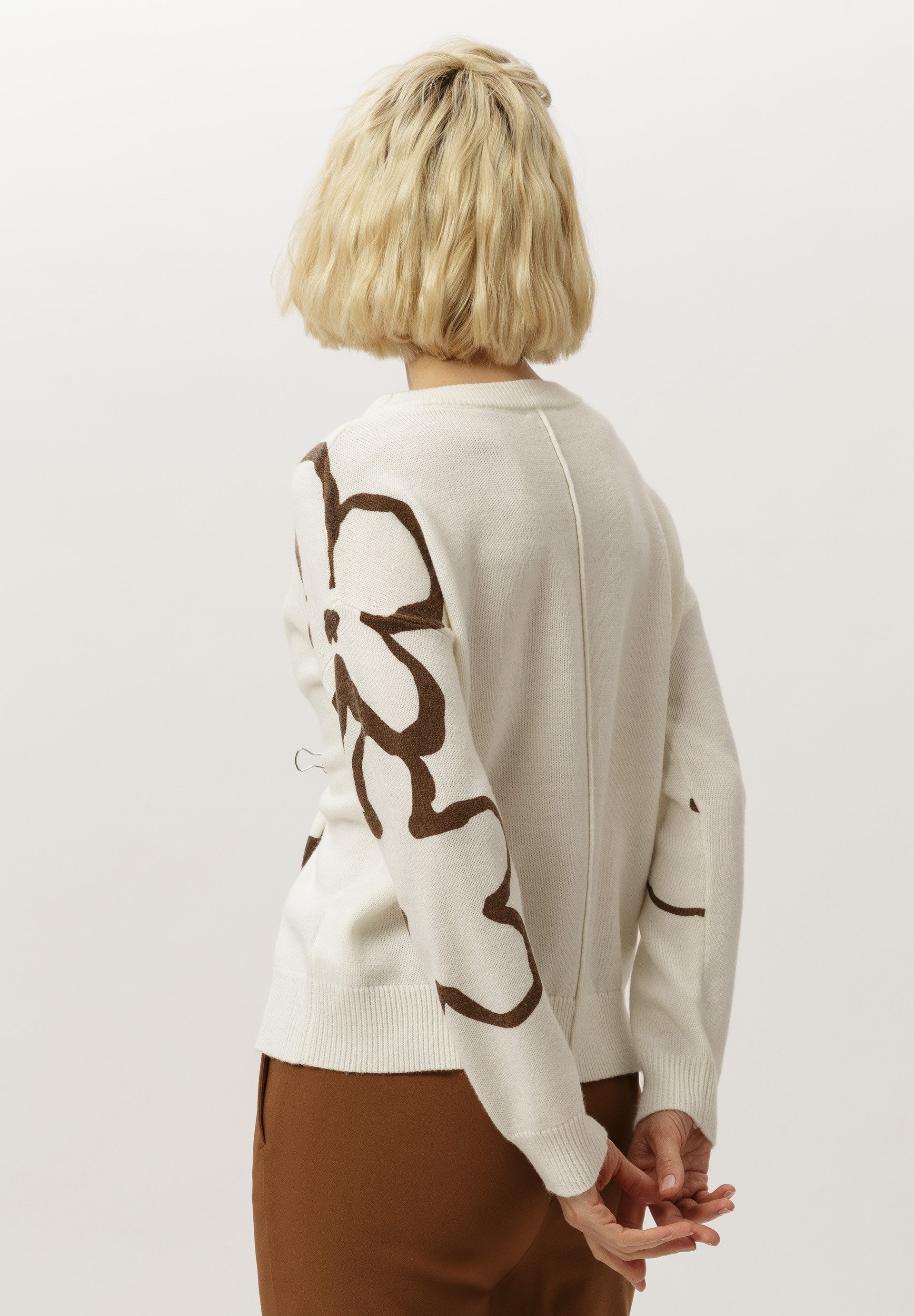 FRANK WALDER Strickpullover aus softem Feinstrick