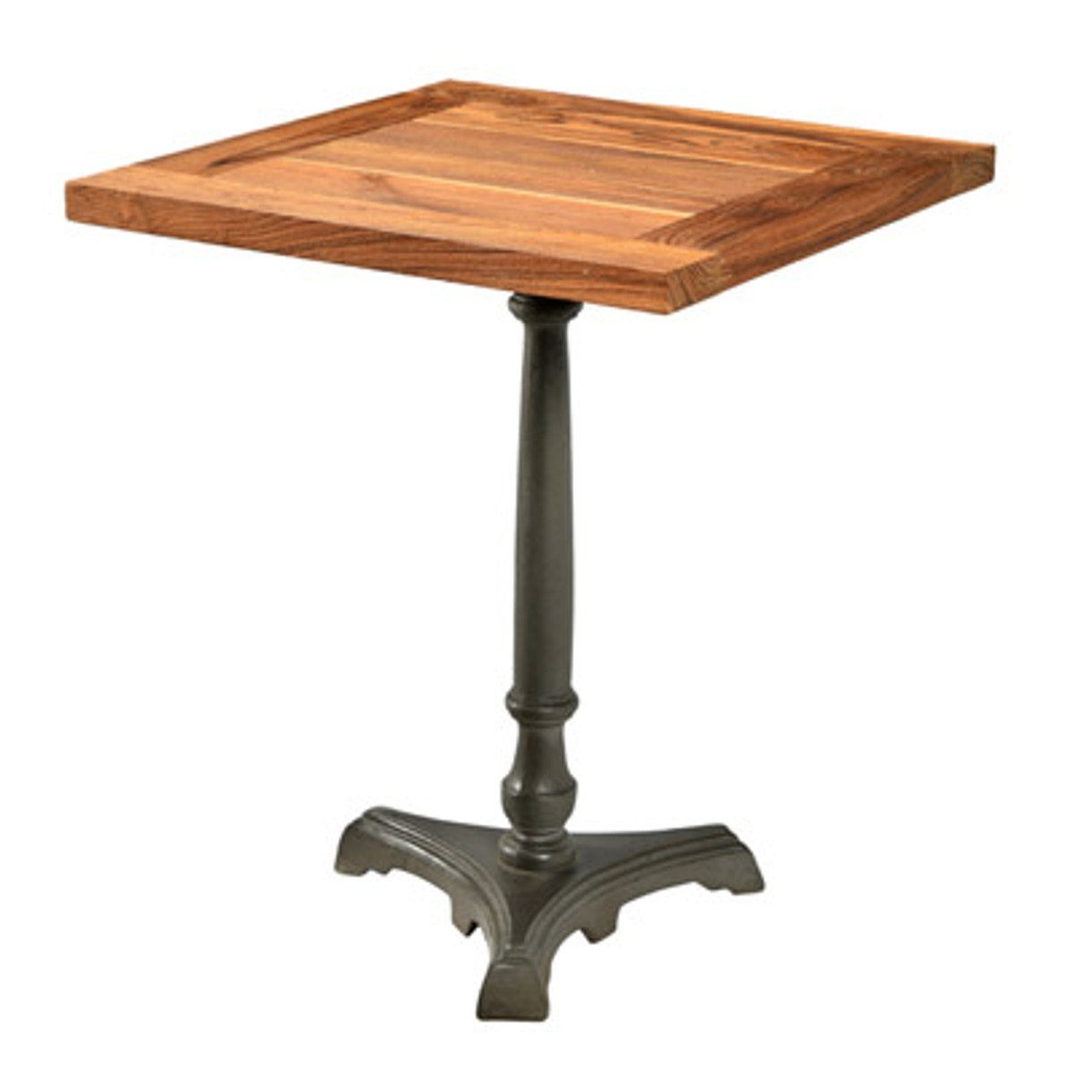 Eisen 60 cm Tisch Beistelltisch Mod2 Holz - Beistelltisch / Padrino Cafe 60 Restaurant H74 Casa x x Luxus / Jugendstil Möbel