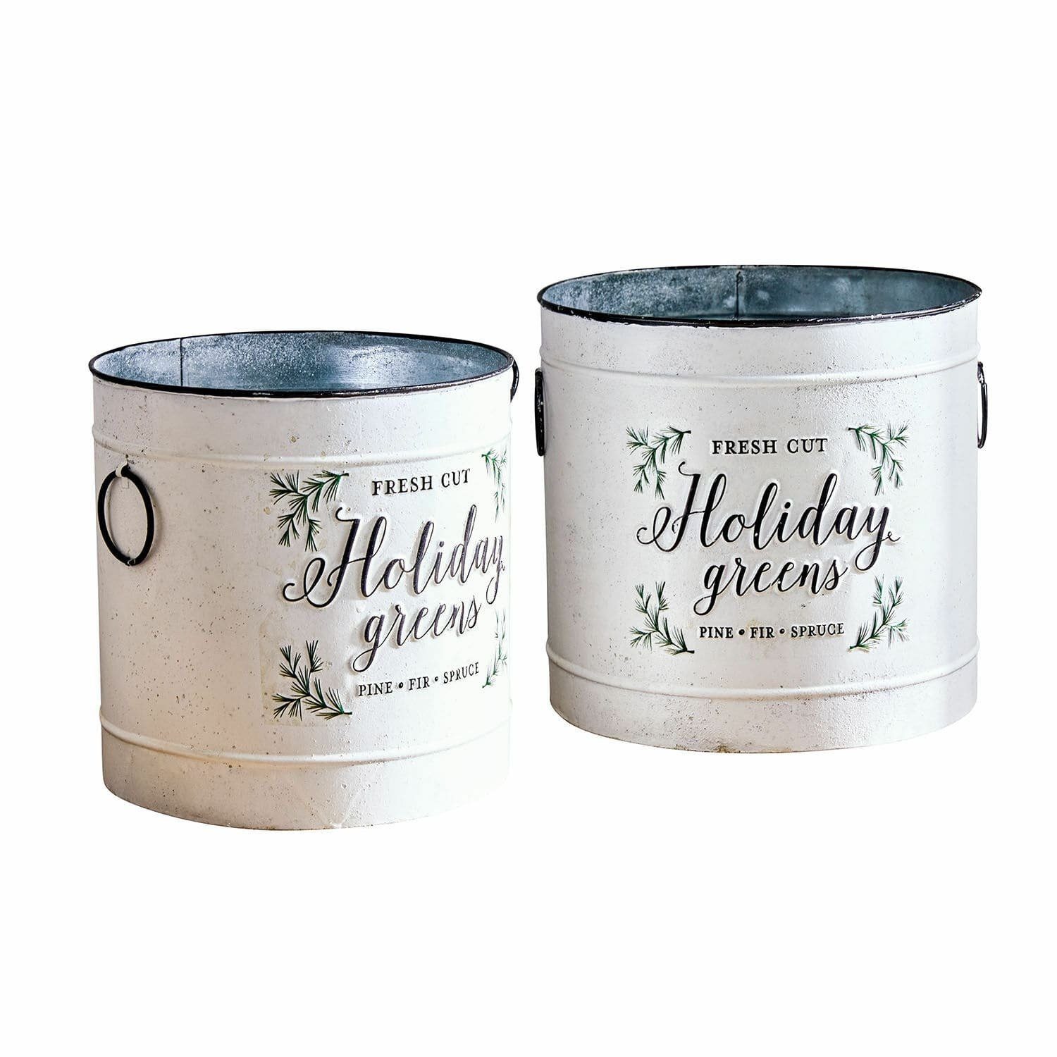 Übertopf Holiday Mirabeau Tischvase weiß/grau Set Greens 2er