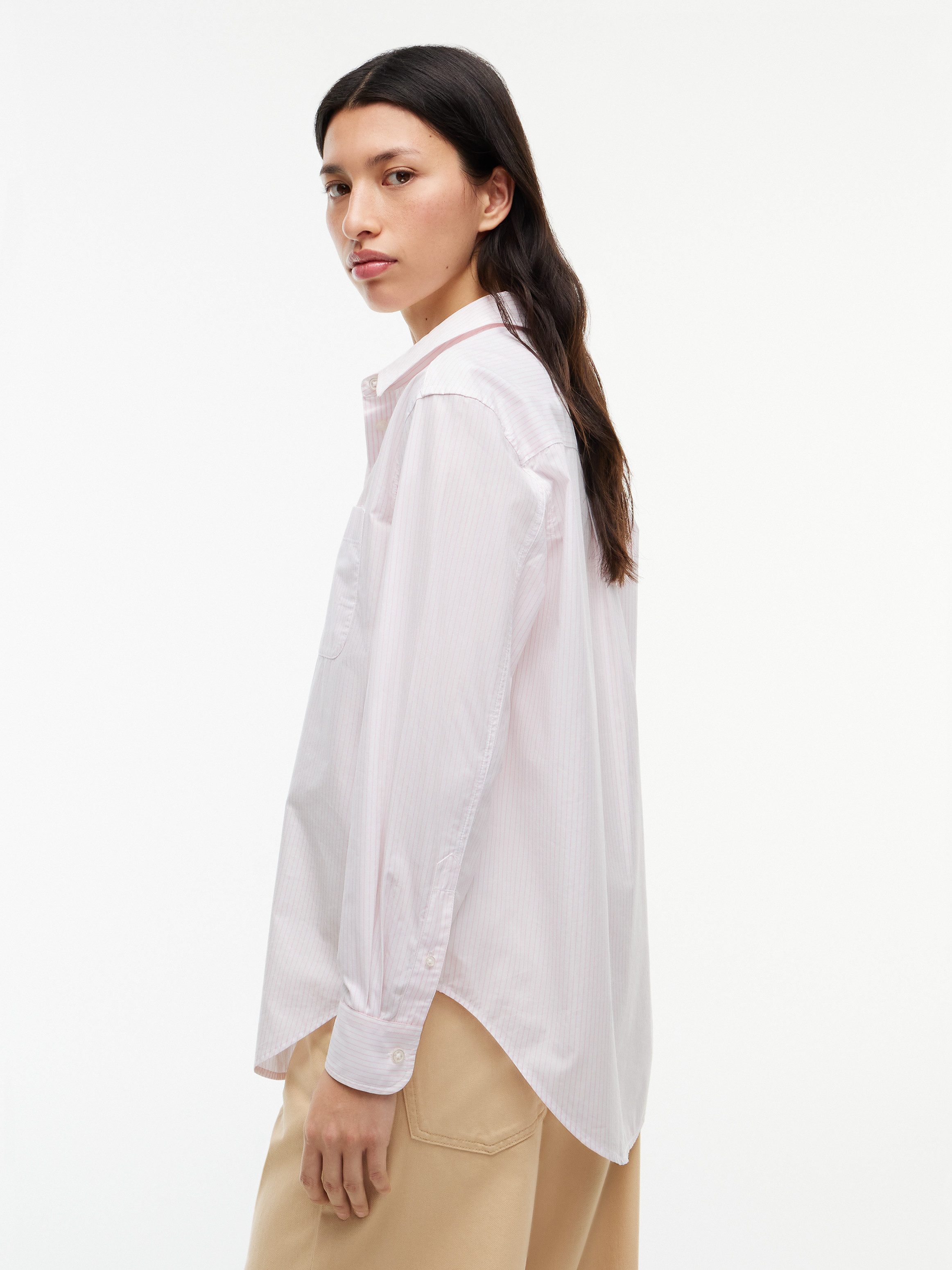 Tommy Jeans Langarmbluse TJW RLX ESSENTIAL SHIRT Baumwolle, relaxed fit