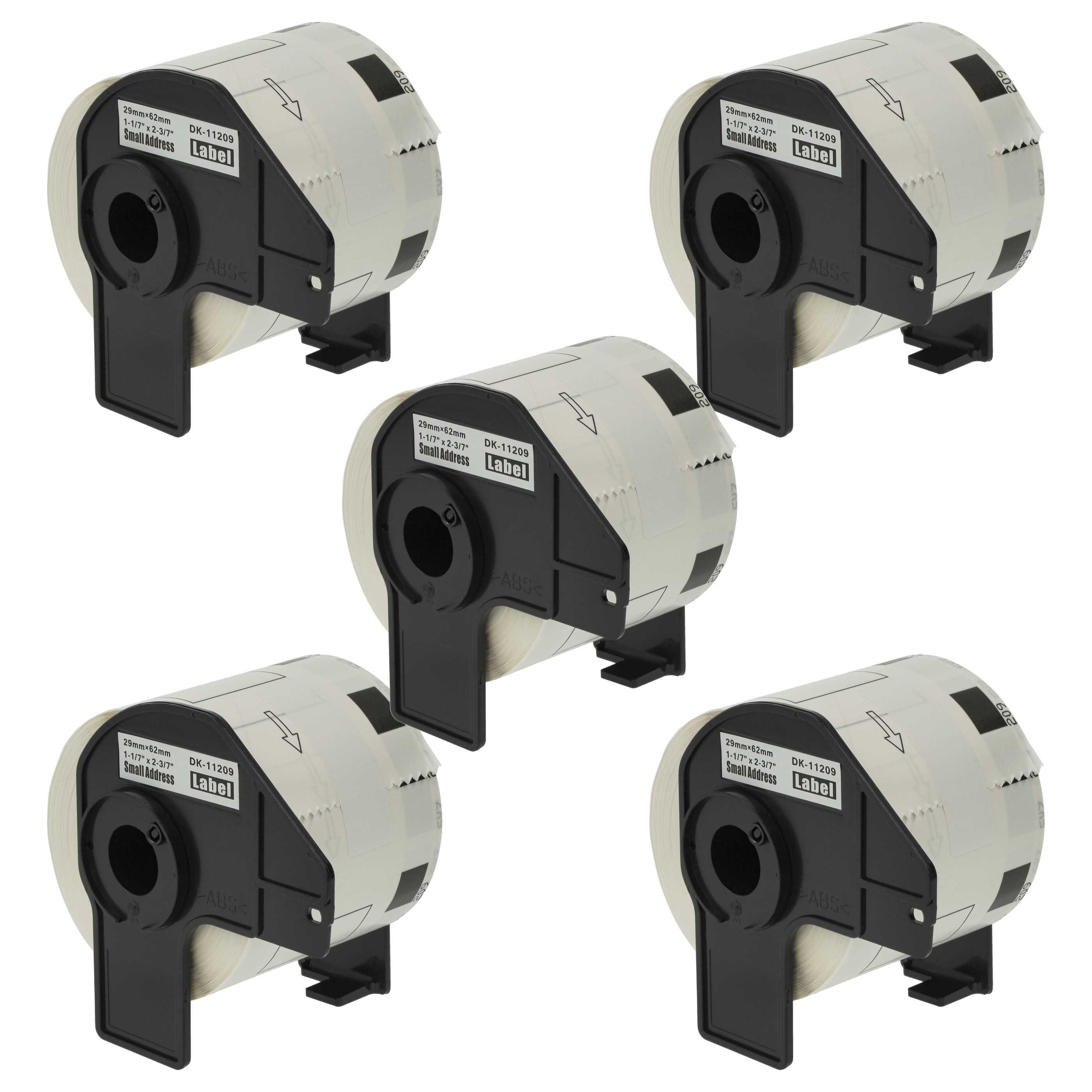 Etikettenpapier passend für Brother PT QL-710W, QL-720, QL650TD, QL-700, QL-710