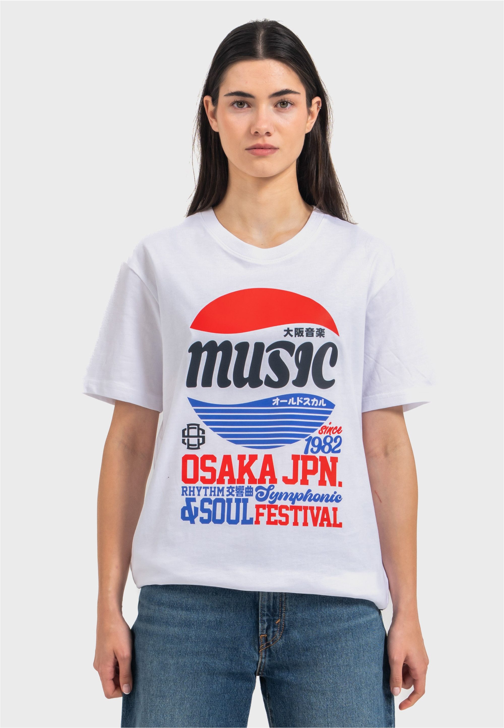 Oldskull T-Shirt Asian Osaka Music Logo Graphic Traditionelles fernöstliche günstig online kaufen