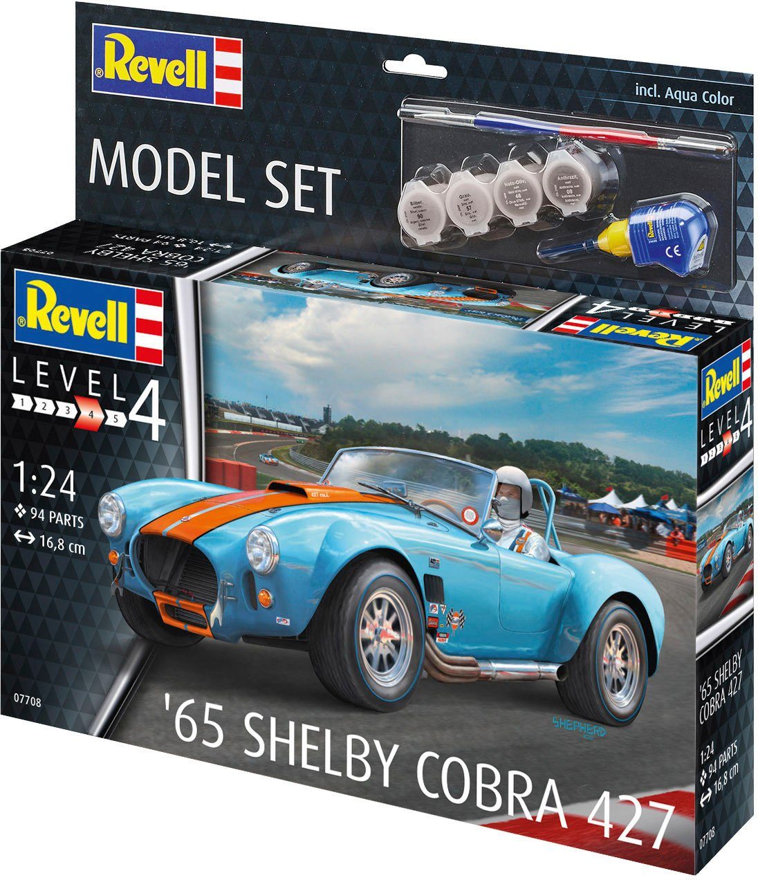 Revell® Modellbausatz 65 Shelby Cobra Maßstab 1:24 427