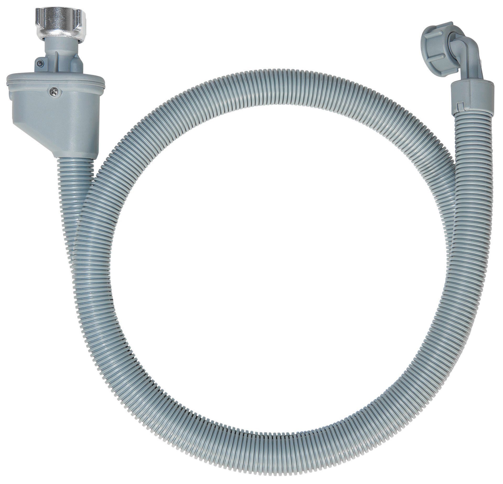 exquisit Waschmaschinenschlauch Aquastopschlauch, Zubehör für Waschmaschinen, 1,5 Meter lang, inkl. Dichtung, bis 90°C verwendbar, doppelwandig