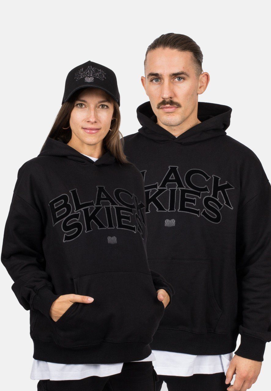 Blackskies Kapuzenpullover Oversized Team Hoodie - Allblack Large