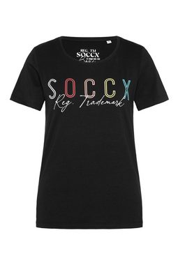 SOCCX Rundhalsshirt mit Baumwolle