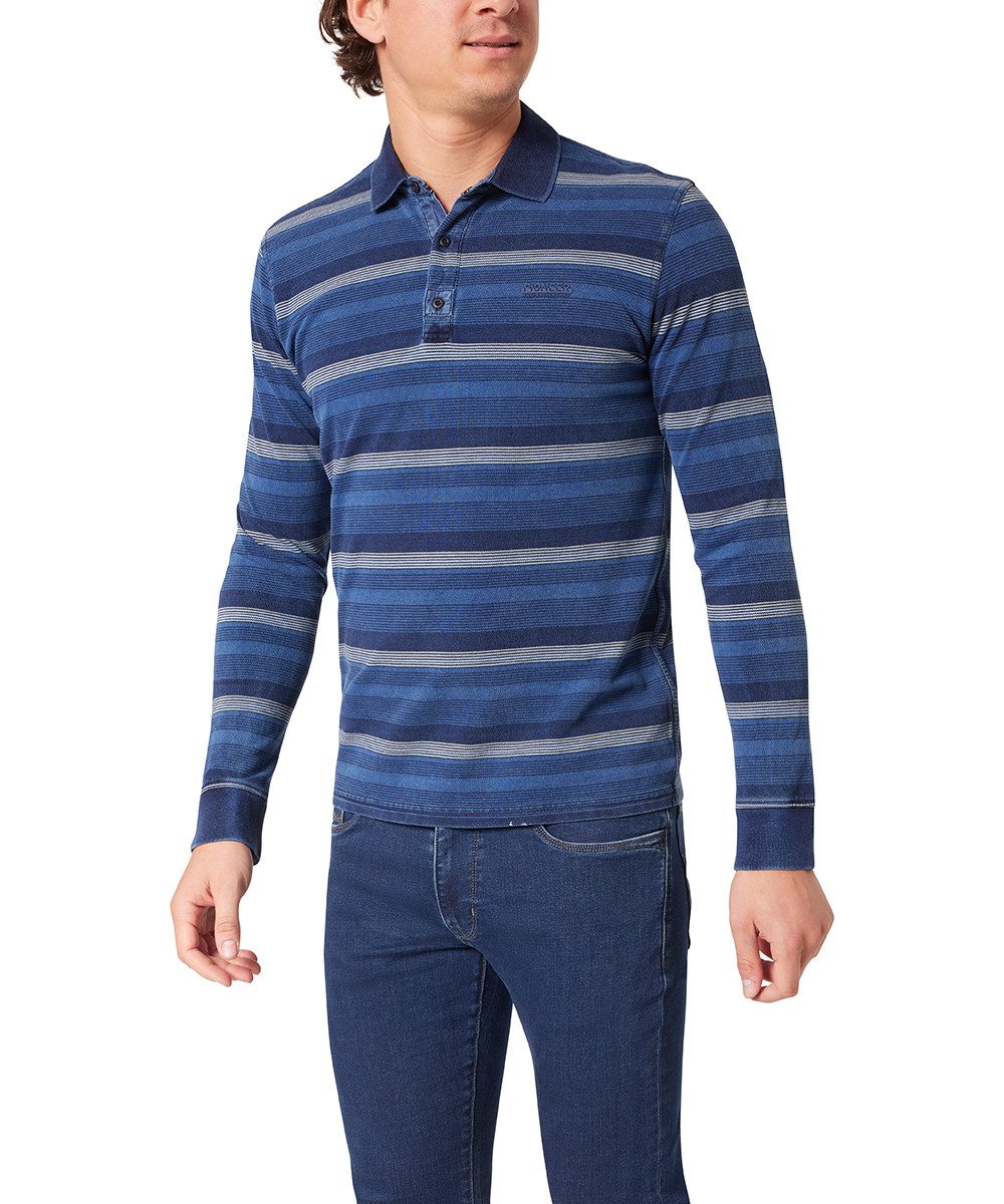 Langarm-Poloshirt