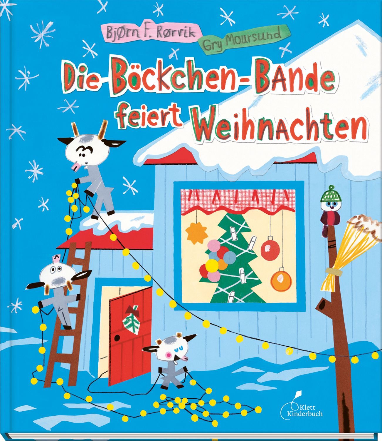 Kinderbuch Die Böckchen-Bande feiert Weihnachten Ein wildes und verrücktes Bilder Bjørn F. Rørvik