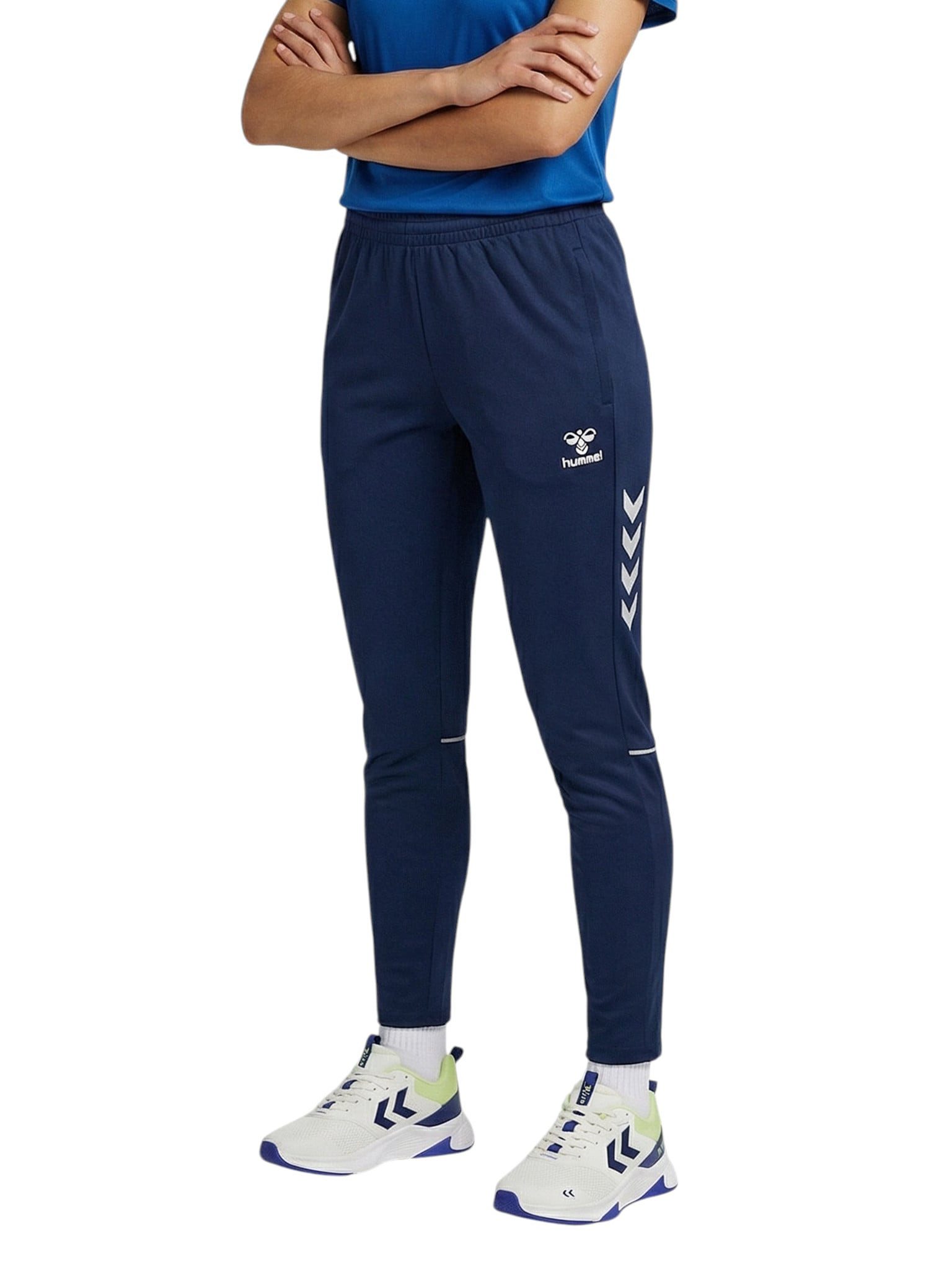 hummel Sporthose hmlCORE 2.0 Training Pants (Polyester-Sweatstoff) lang