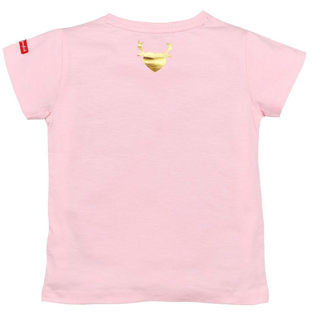 BONDI T-Shirt Mädchen T-Shirt 'Alpenglück' mit Hirschprint 26090