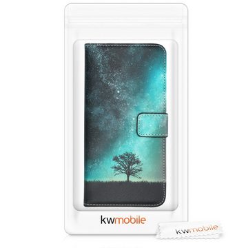 kwmobile Handyhülle Wallet Case für OnePlus Nord N10 5G, Hülle mit Ständer Kartenfächer - Handyhülle