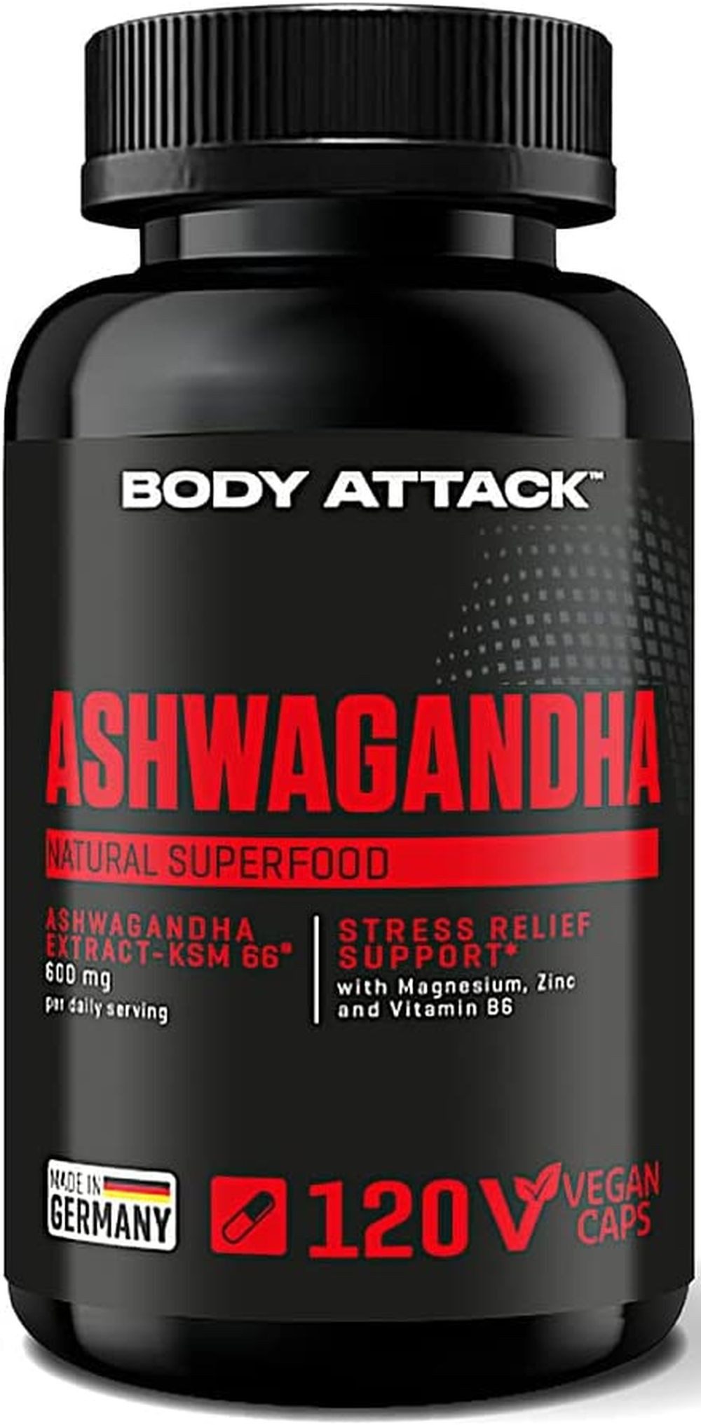 Body Attack Body Attack Ashwagandha-120 Kapseln Kapseln