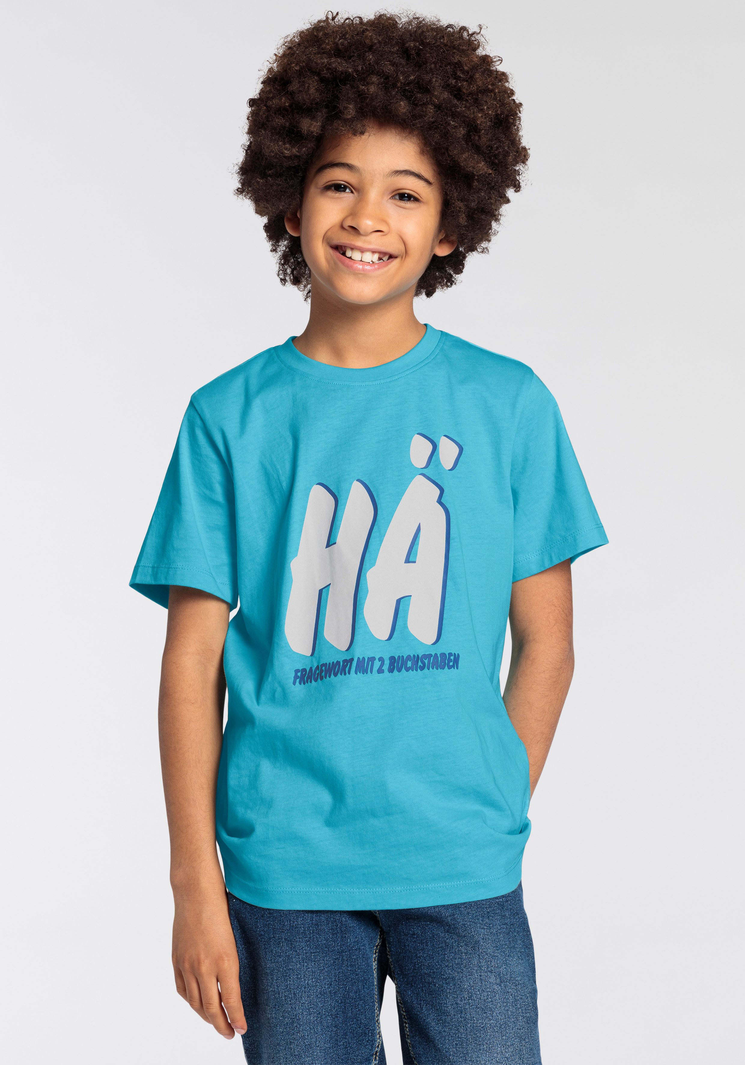 T-Shirt FRAGEWORT MIT 2 BUCHSTABEN