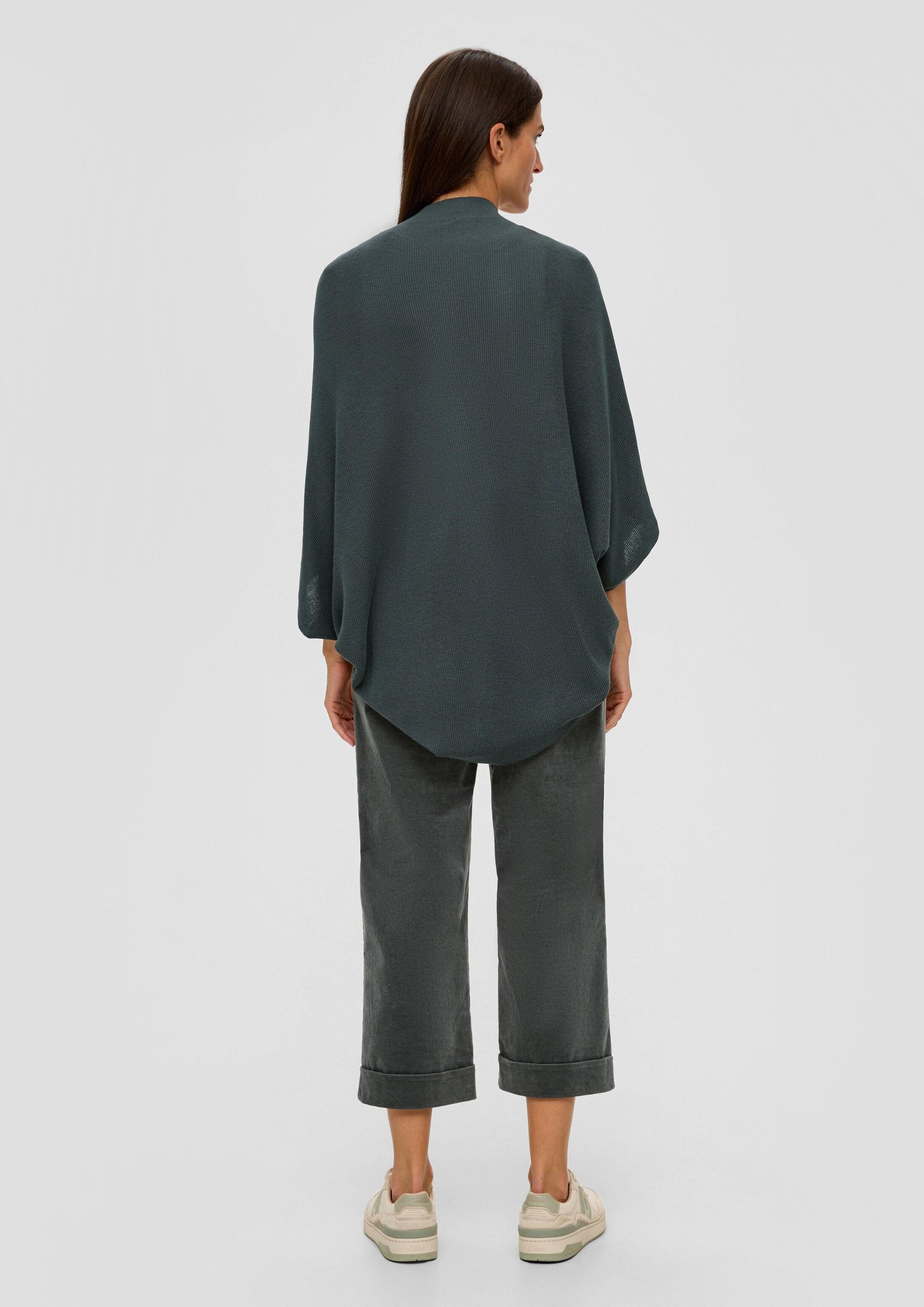 s.Oliver Poncho Indoor-Poncho Poncho in Strickmuster