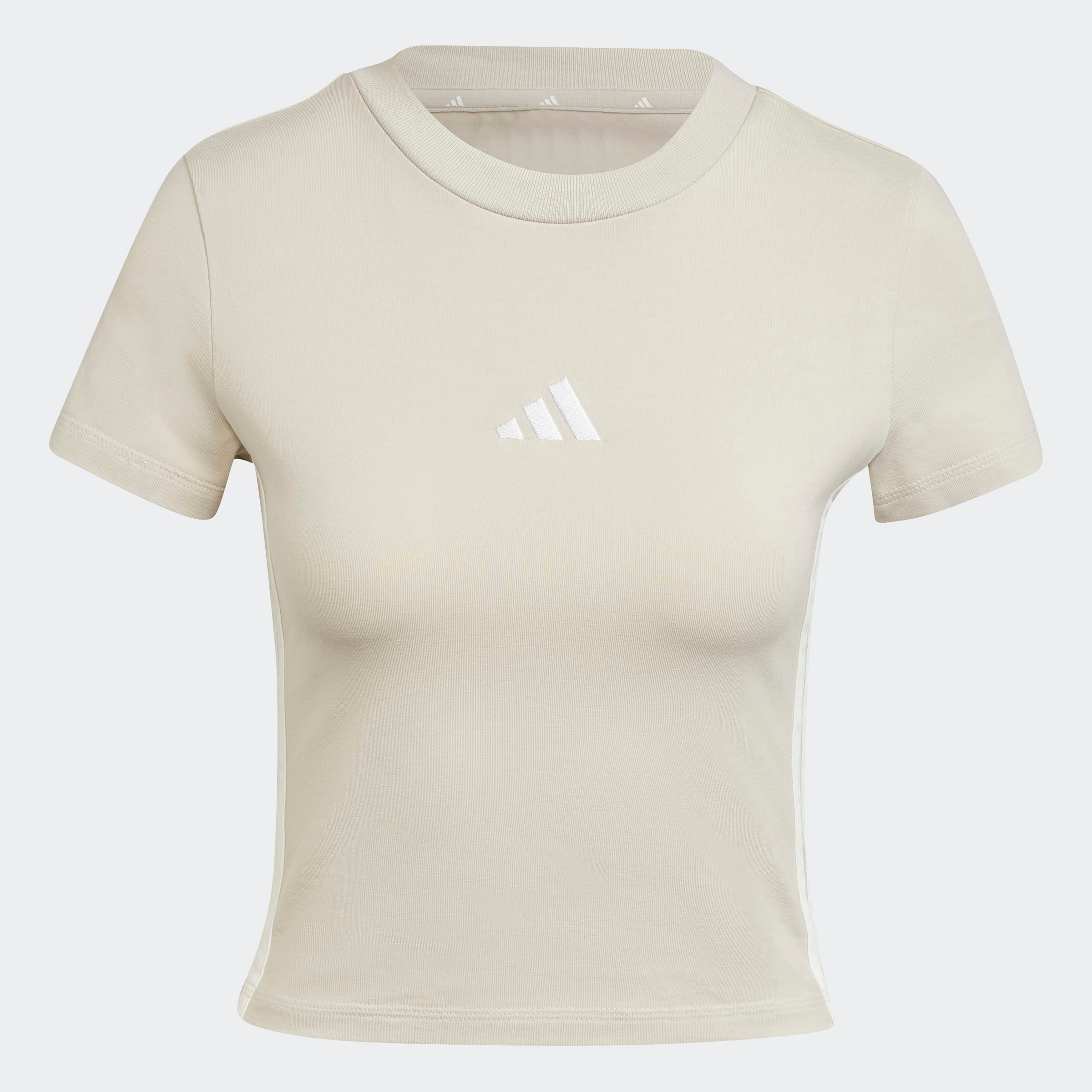 T-Shirt ESSENTIALS 3-STREIFEN SLIM BABY