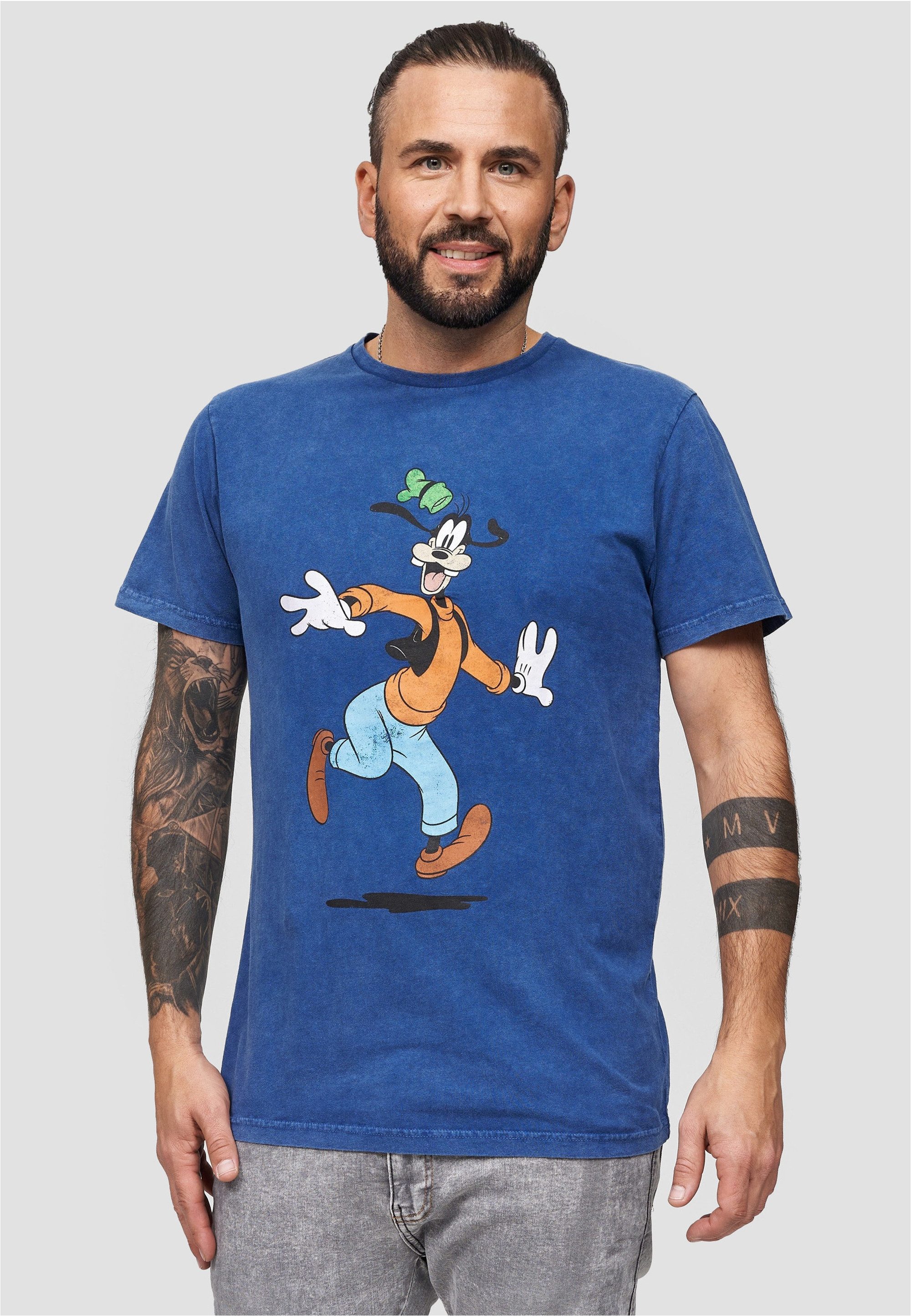 Recovered T-Shirt Disney Excited Goofy im lockeren Schnitt