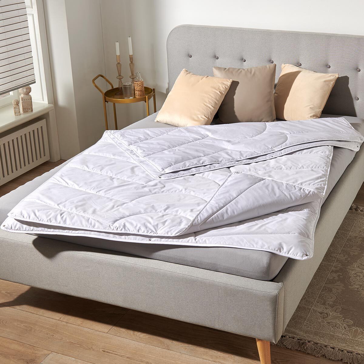 TRAUMSCHLAF Naturhaarbettdecke Kamelhaar Nature, Füllung: 100% Kamelhaar, Bezug: 100% Baumwolle, waschbar