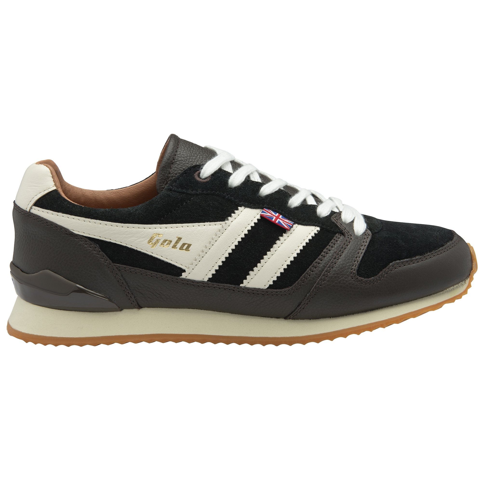 Gola Trophy Oxford 2024 - Made in England - schwarz/braun/weiss Herren Snea günstig online kaufen