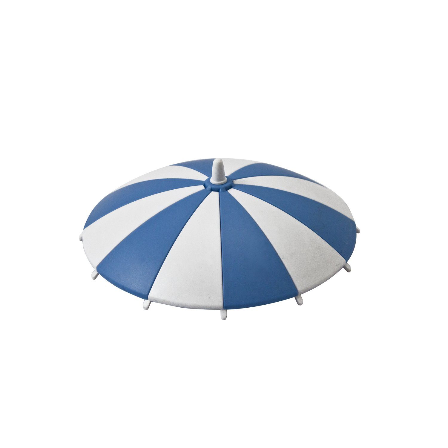 homeXpert Glas Glasabdeckung Trinkglas-Deckel Schirmchen, 2-tlg., Kunststoff, Ø 11,5 cm (Farbe zufällig, 1 Stück)