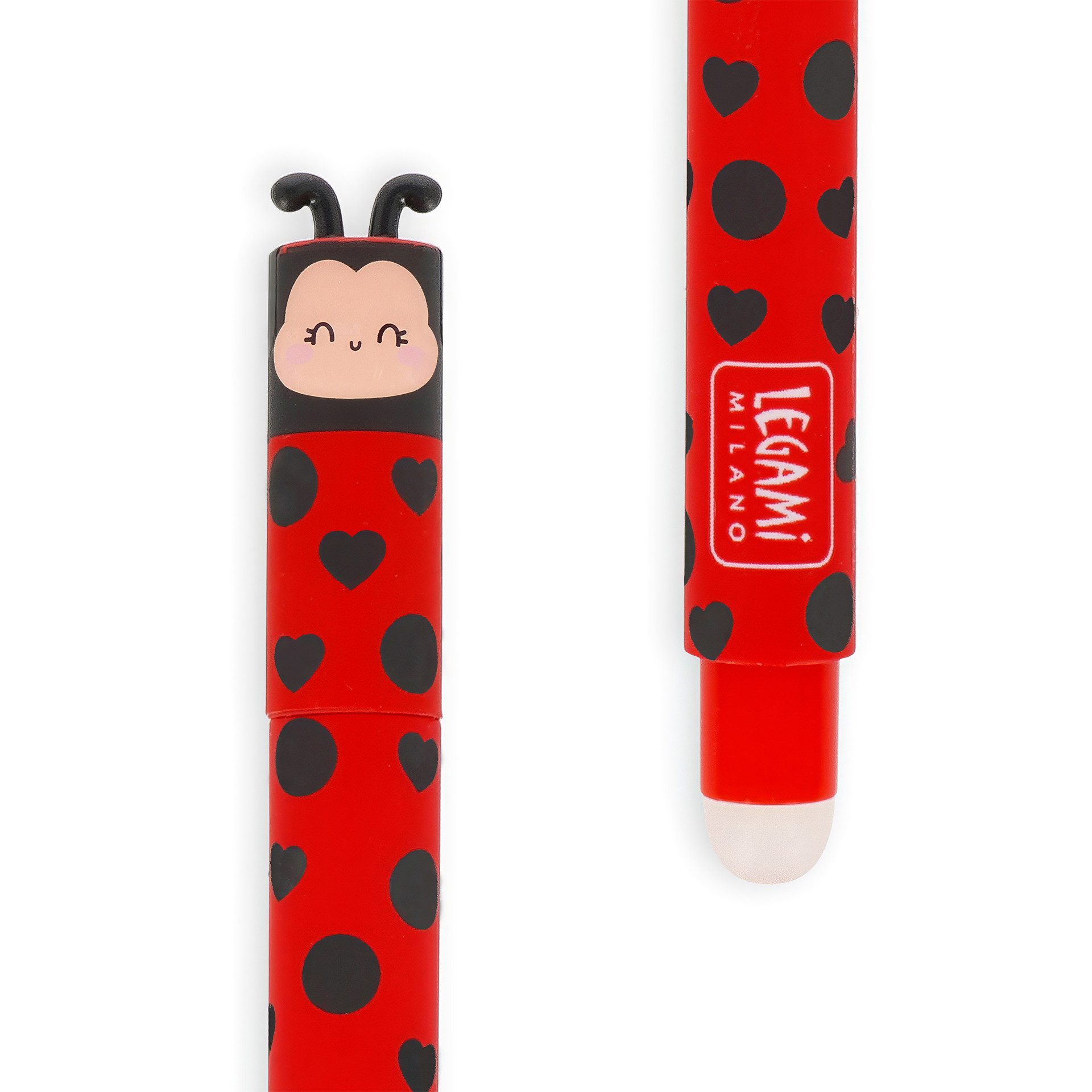 Legami Federmäppchen LEGAMI Wonderwow Federmäppchen Ladybug inkl. 2 Gelschreiber