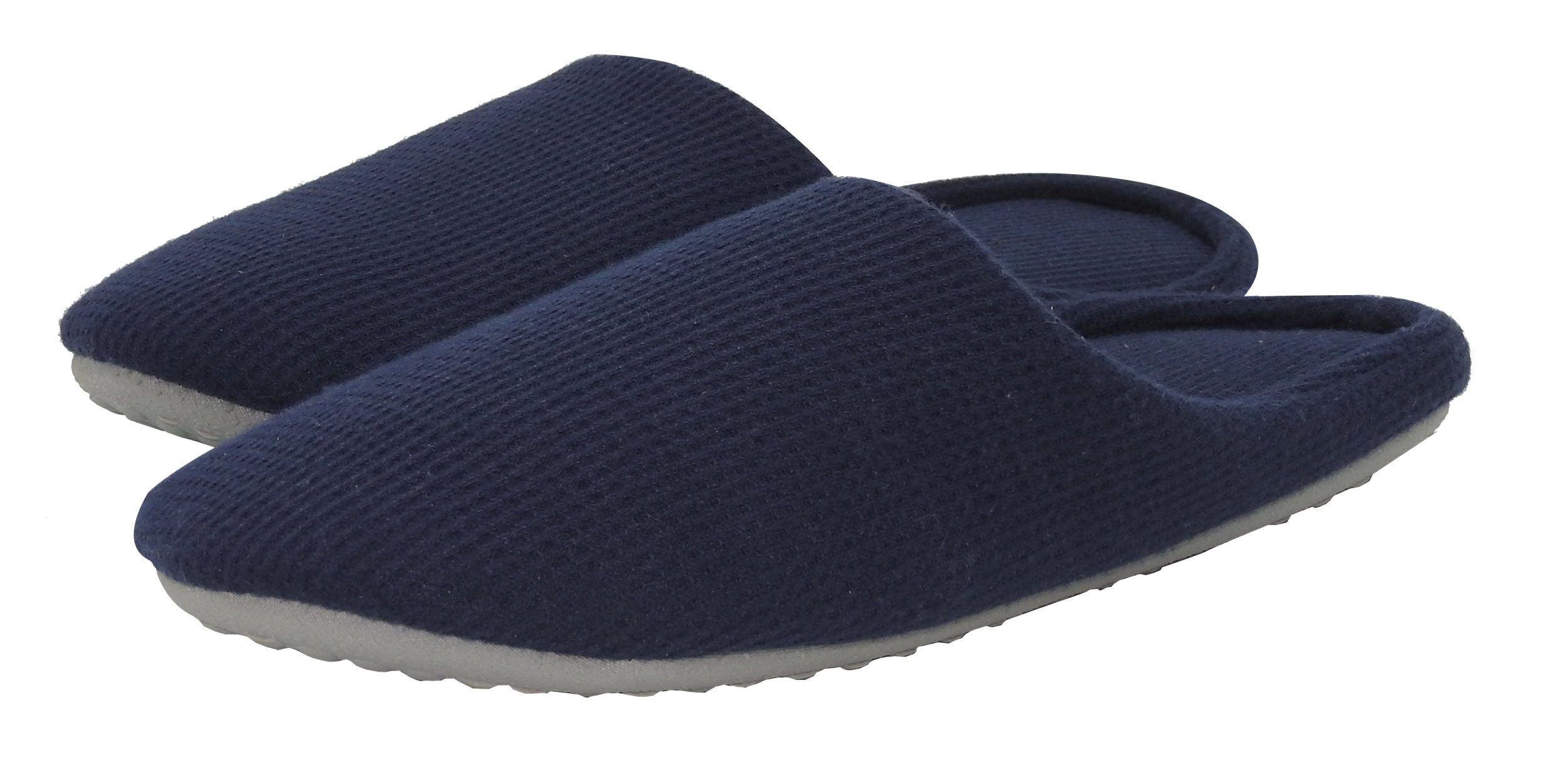 dynamic24 Slipper (1-tlg) Damen Herren Unisex Hausschuhe Gäste Puschen Pantoffeln Schlappen Schuhe navy