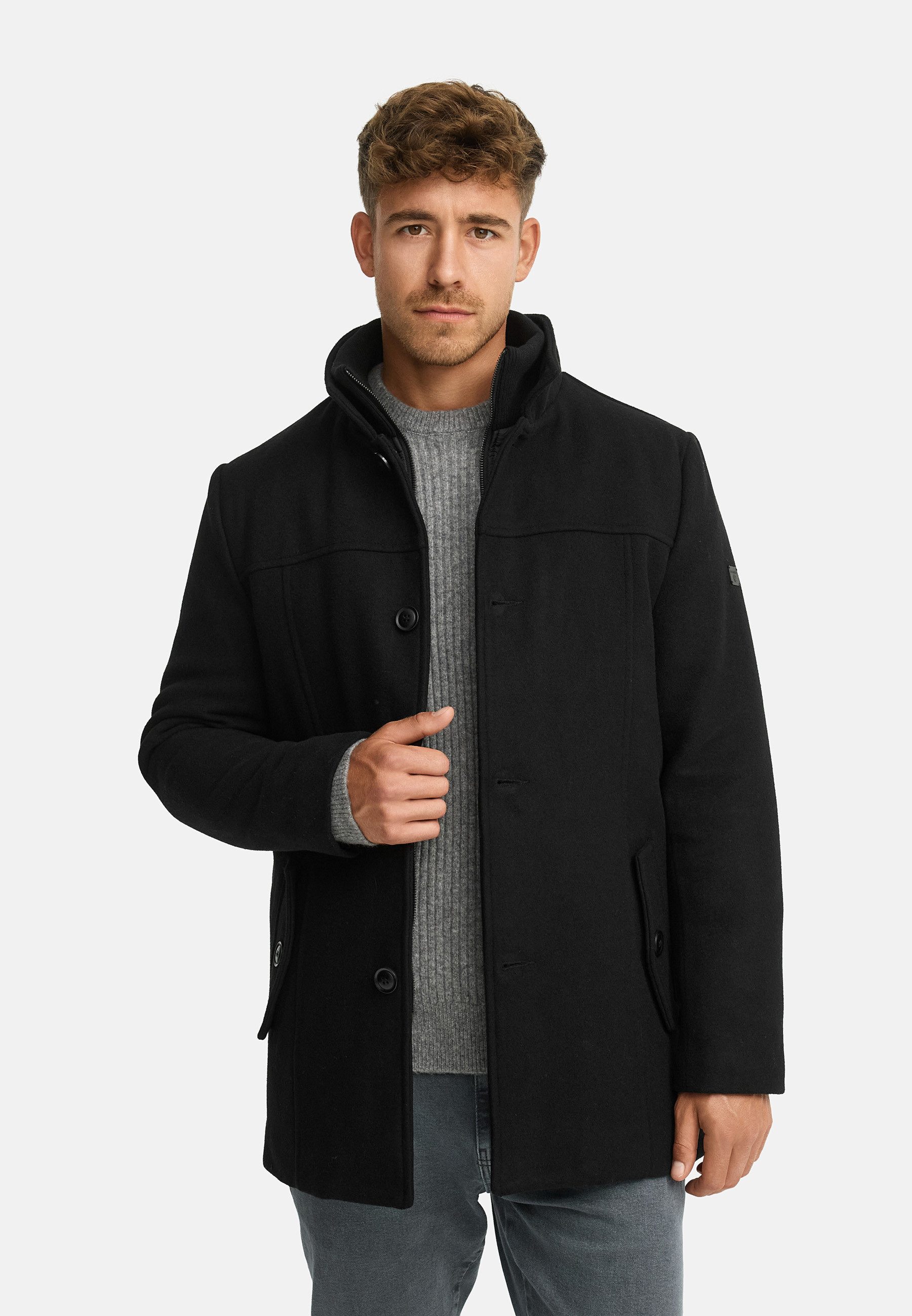 Indicode Wollmantel Herren INLunik Winter Mantel Herrenmantel Herrenmantel günstig online kaufen