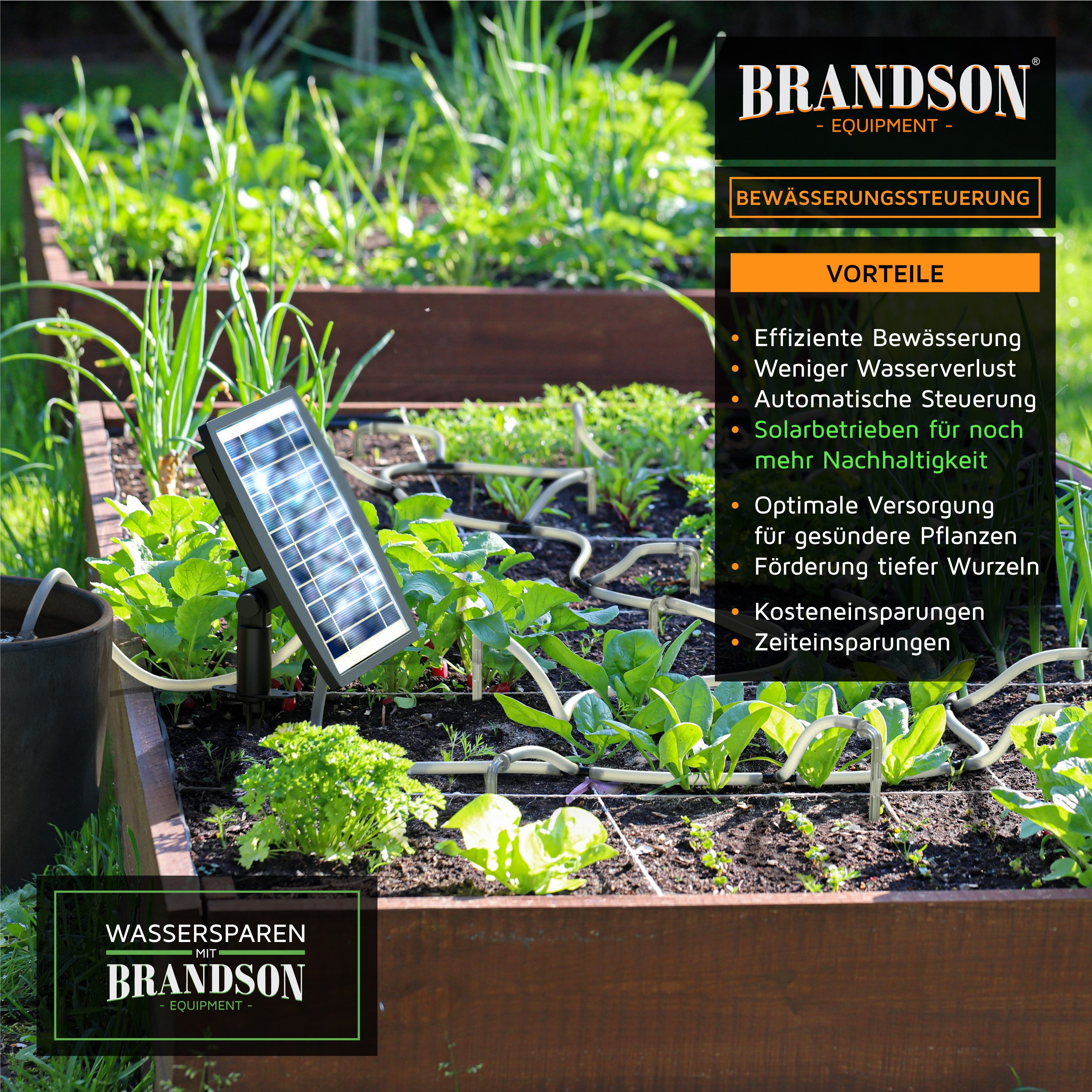 Brandson Irrigation Control System for Indoor Plants, Adjustable Water Volume (35-piece set), Rain Delay