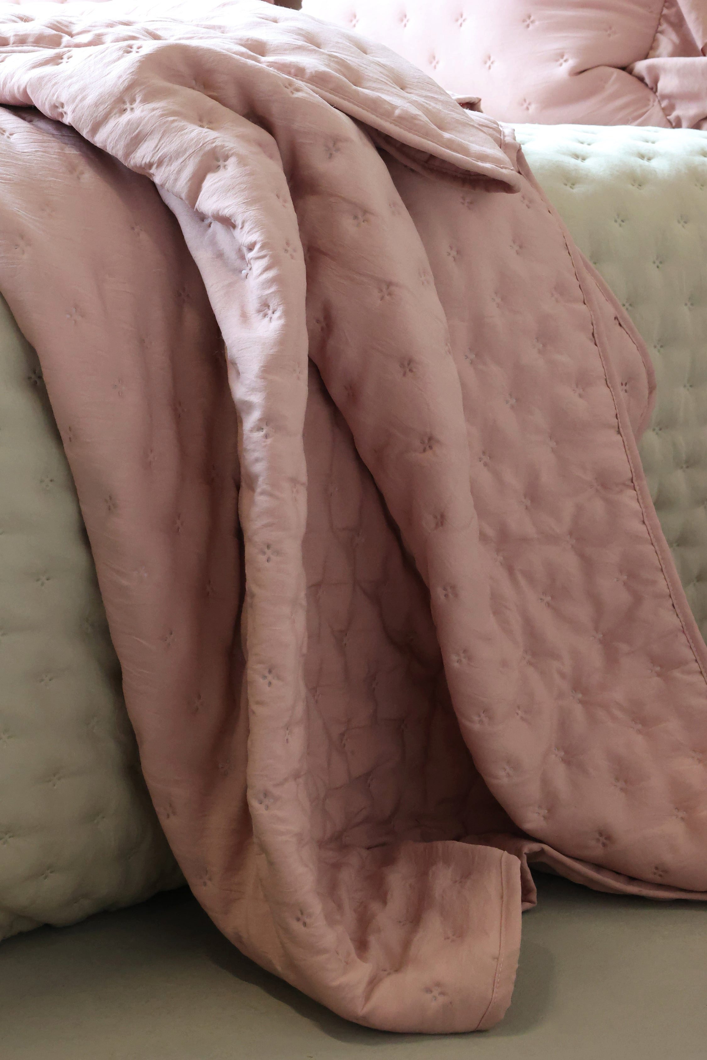 Chic Antique Tagesdecke Chic Antique Aix Soft Quilt Old Rose