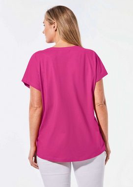 GOLDNER T-Shirt Shirt mit Rundhalsausschnitt (CURVY)