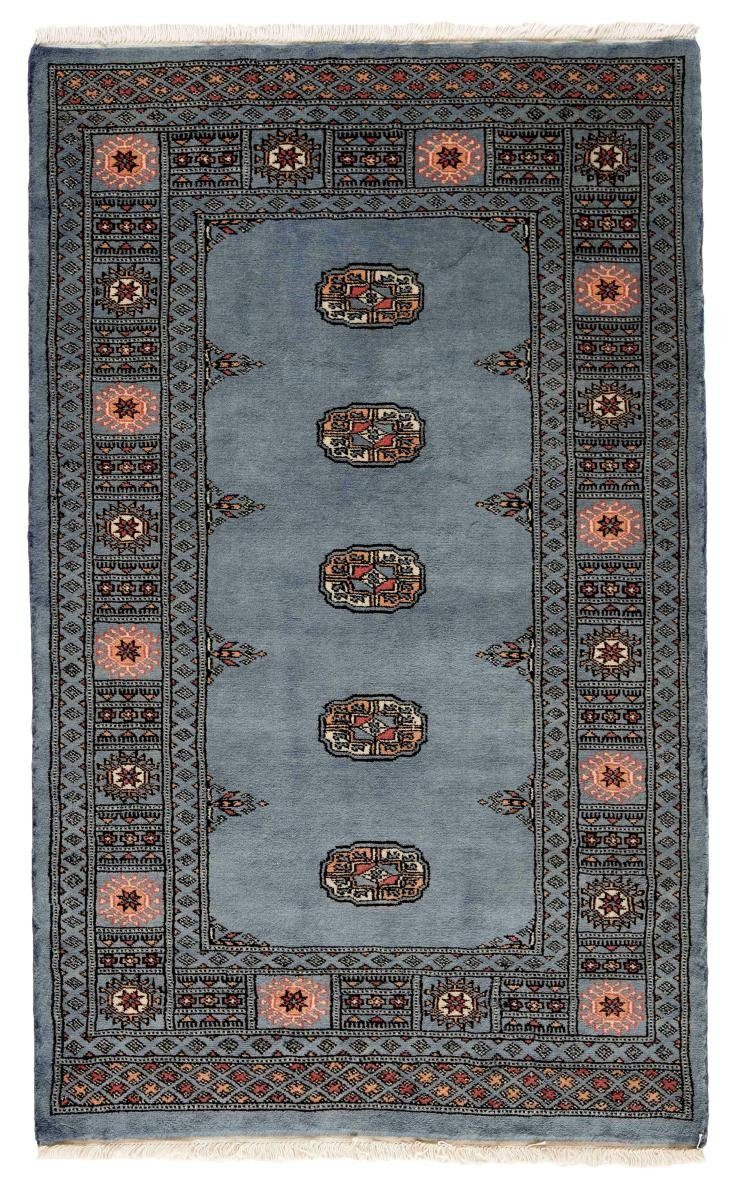 Orientteppich Pakistan Buchara 3ply 94x150 Handgeknüpfter Orientteppich, Nain Trading, rechteckig, Höhe: 8 mm | Kurzflor-Teppiche