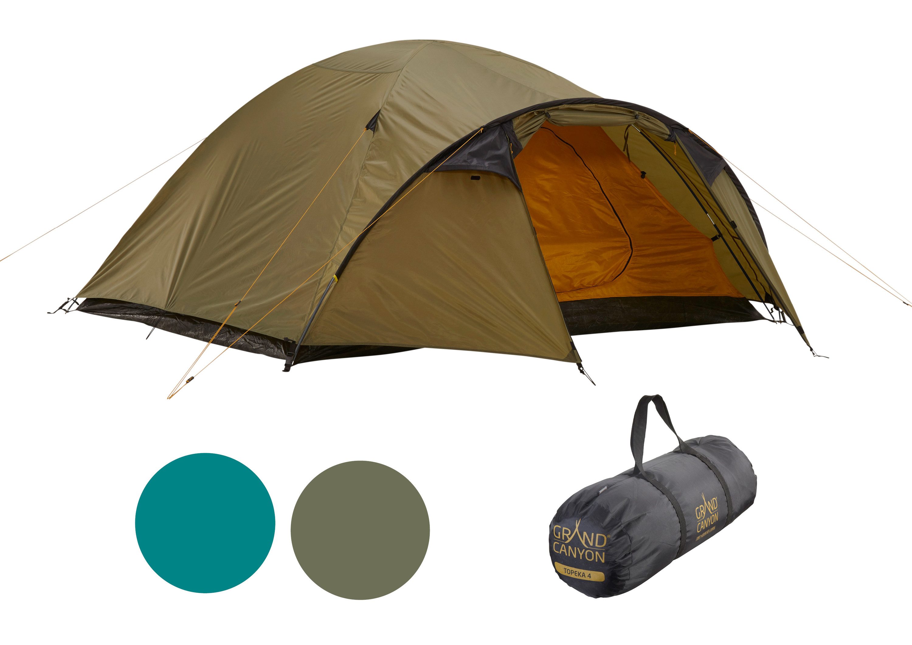 GRAND CANYON Kuppelzelt TOPEKA 4, Personen: 4 (1 tlg)
