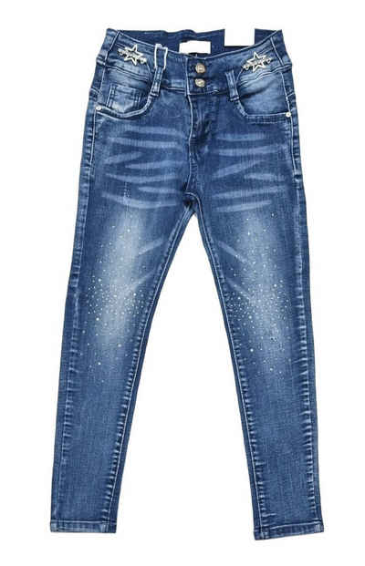 Girls Fashion 5-Pocket-Jeans Mädchen Jeans Hose Stretch, M2215