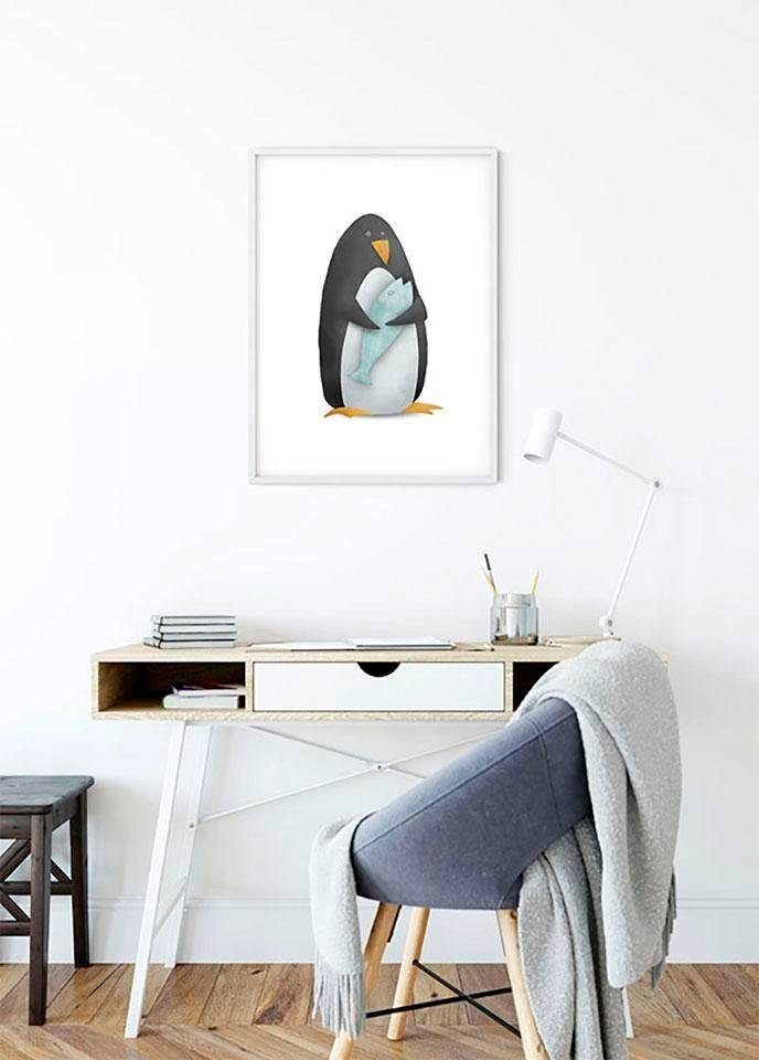 Cute Tiere Wohnzimmer St), Penguin, Kinderzimmer, Komar Animal Schlafzimmer, Poster (1