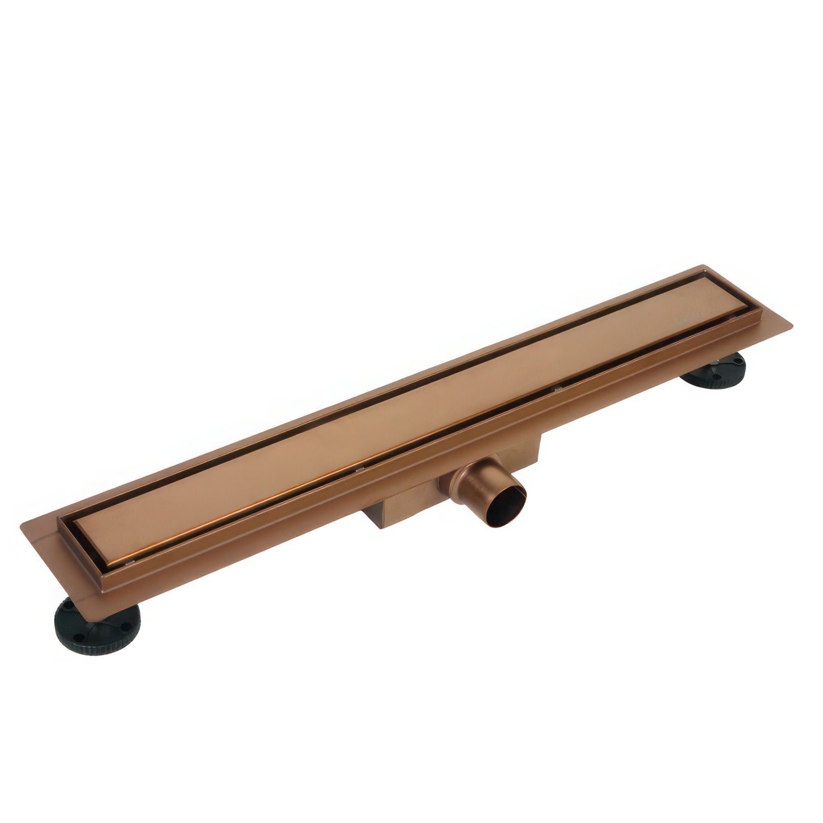 KOLMAN Duschrinne DUPLEX NEXT Edelstahl Flach Bodenablauf 70 cm,Komplettset, Abfluss Befliesbar