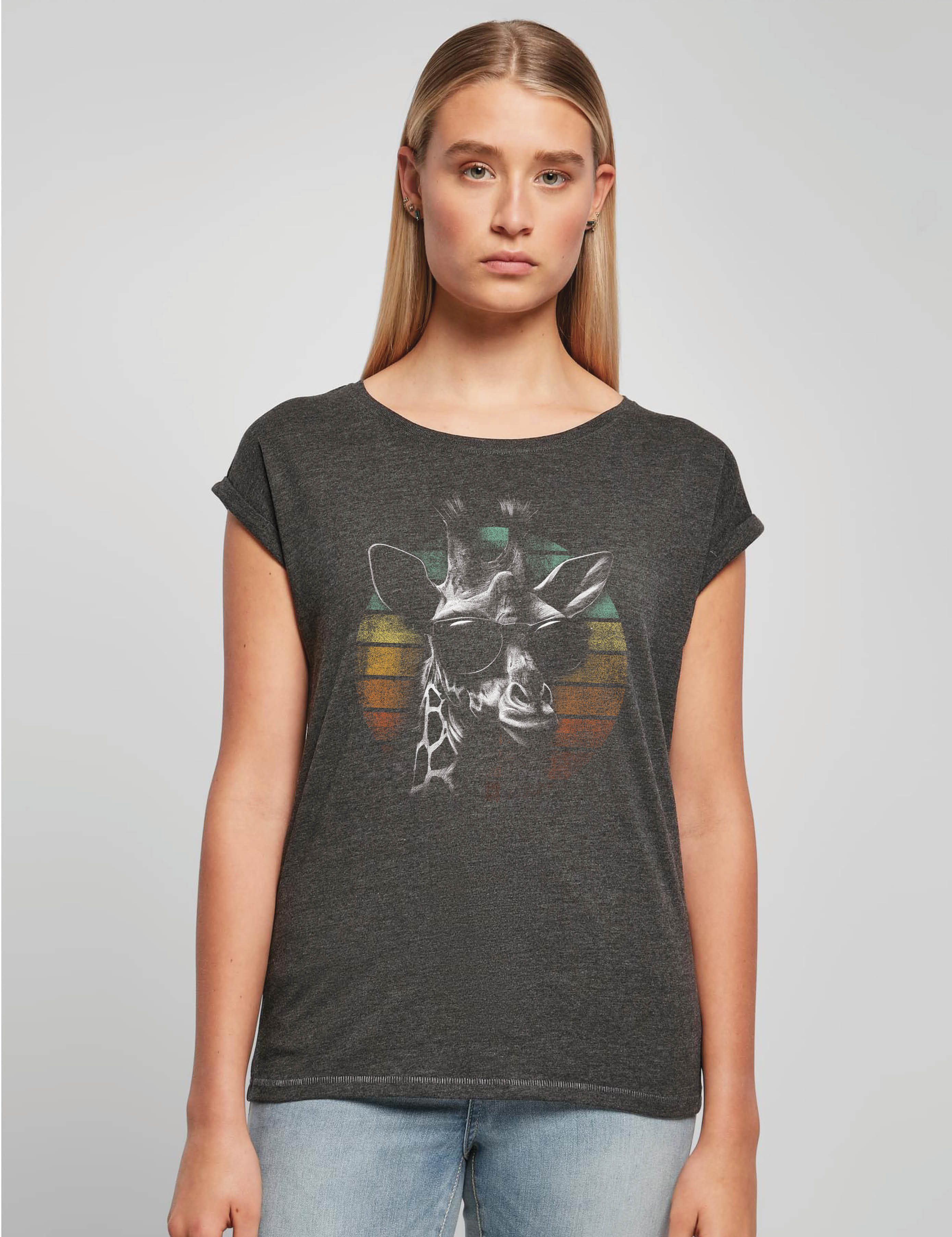 Youth Designz Print-Shirt "Retro Giraffe" Damen günstig online kaufen