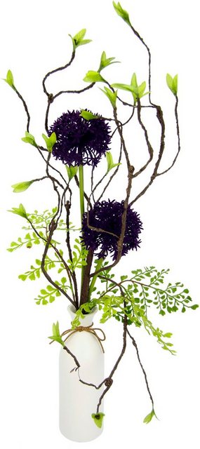 Kunstblume »Arrangement Allium«, I.GE.A., Höhe 63 cm, Vase aus Keramik-Otto