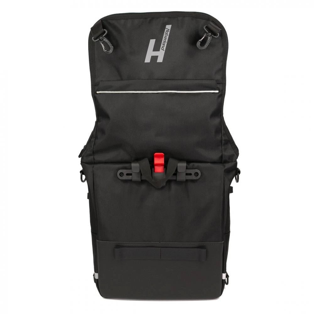 Haberland Fahrradrucksack Haberland Bike-Rucksack Sporty schwarz/reflex - vielseitiger Fahrradru