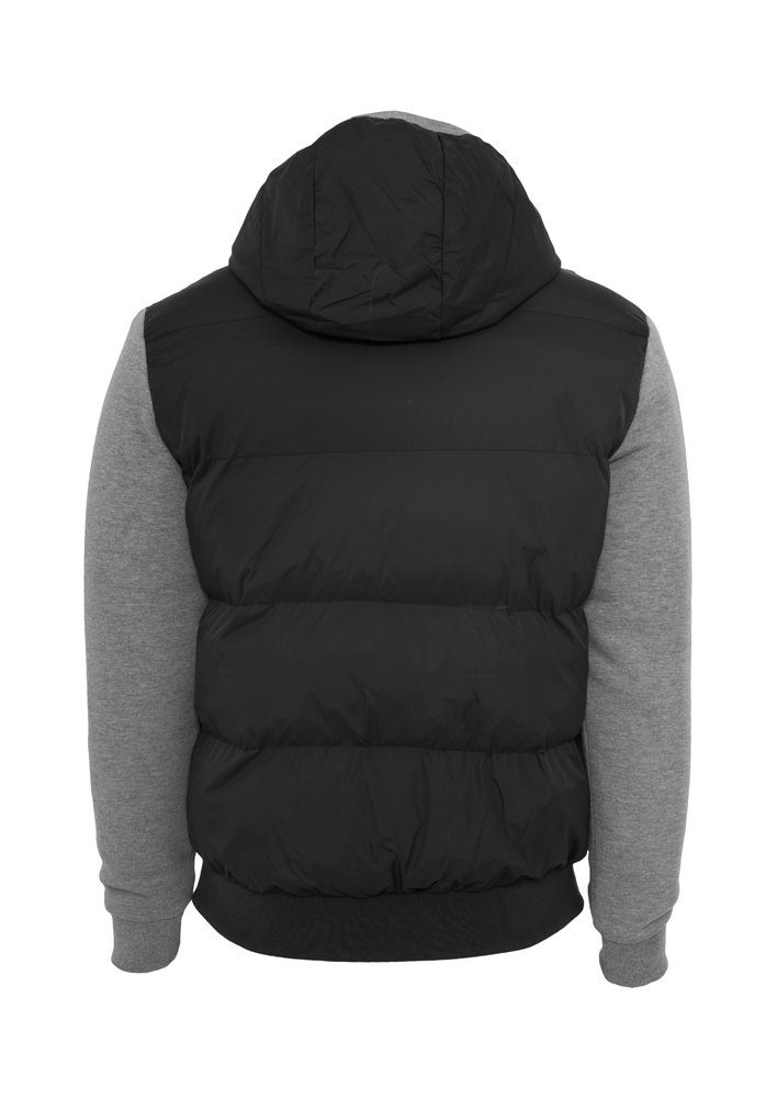 Herren Bubble CLASSICS Zip Nylon URBAN (1-tlg) Sweat Hoody Sweatjacke blk/gry