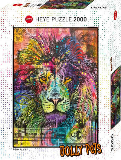 HEYE Puzzle Lion's Heart, 2000 Puzzleteile, Made in Europe