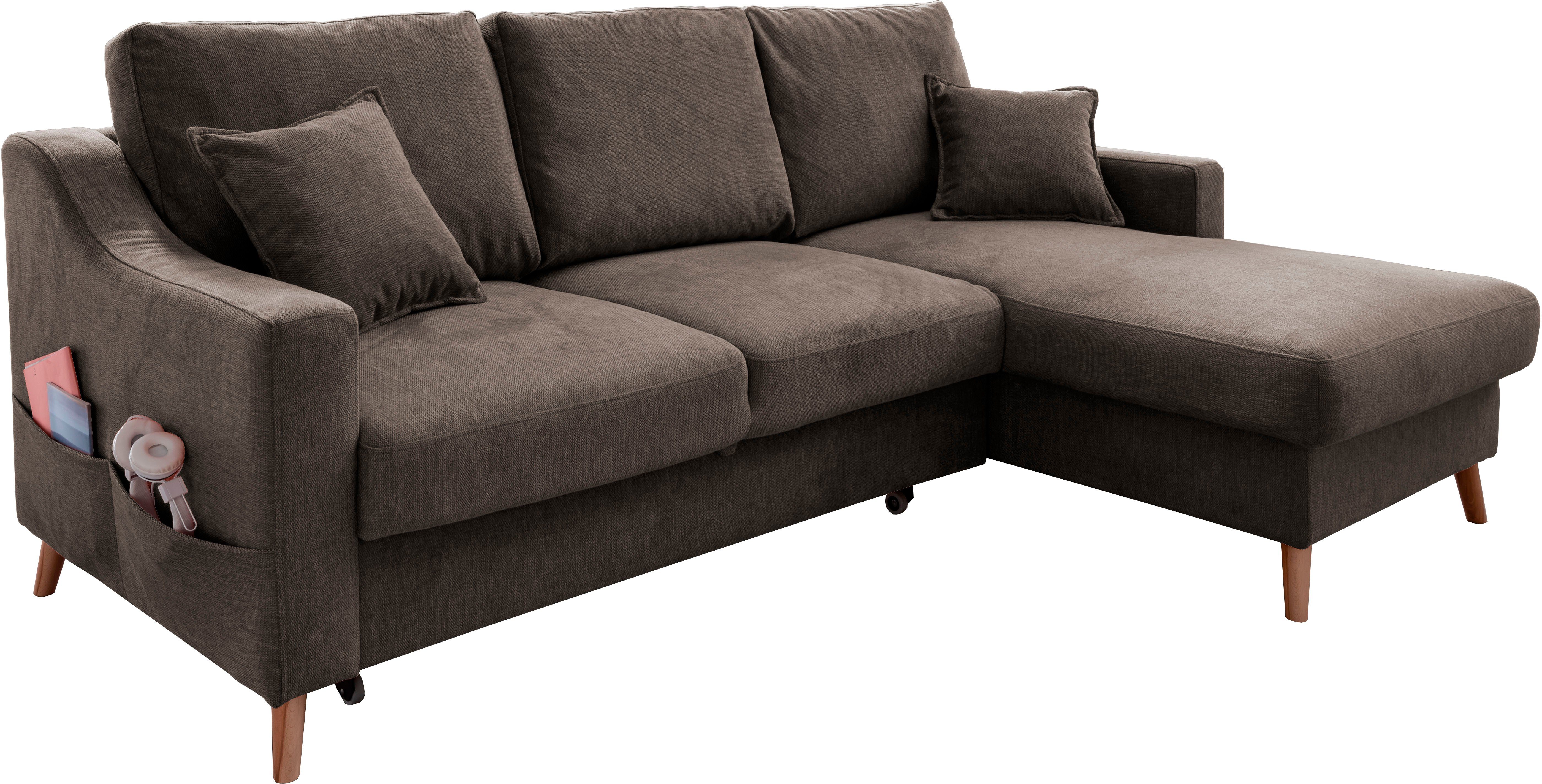 INOSIGN Ecksofa Valentina L-Form, 2 Zierkissen, günstig online kaufen