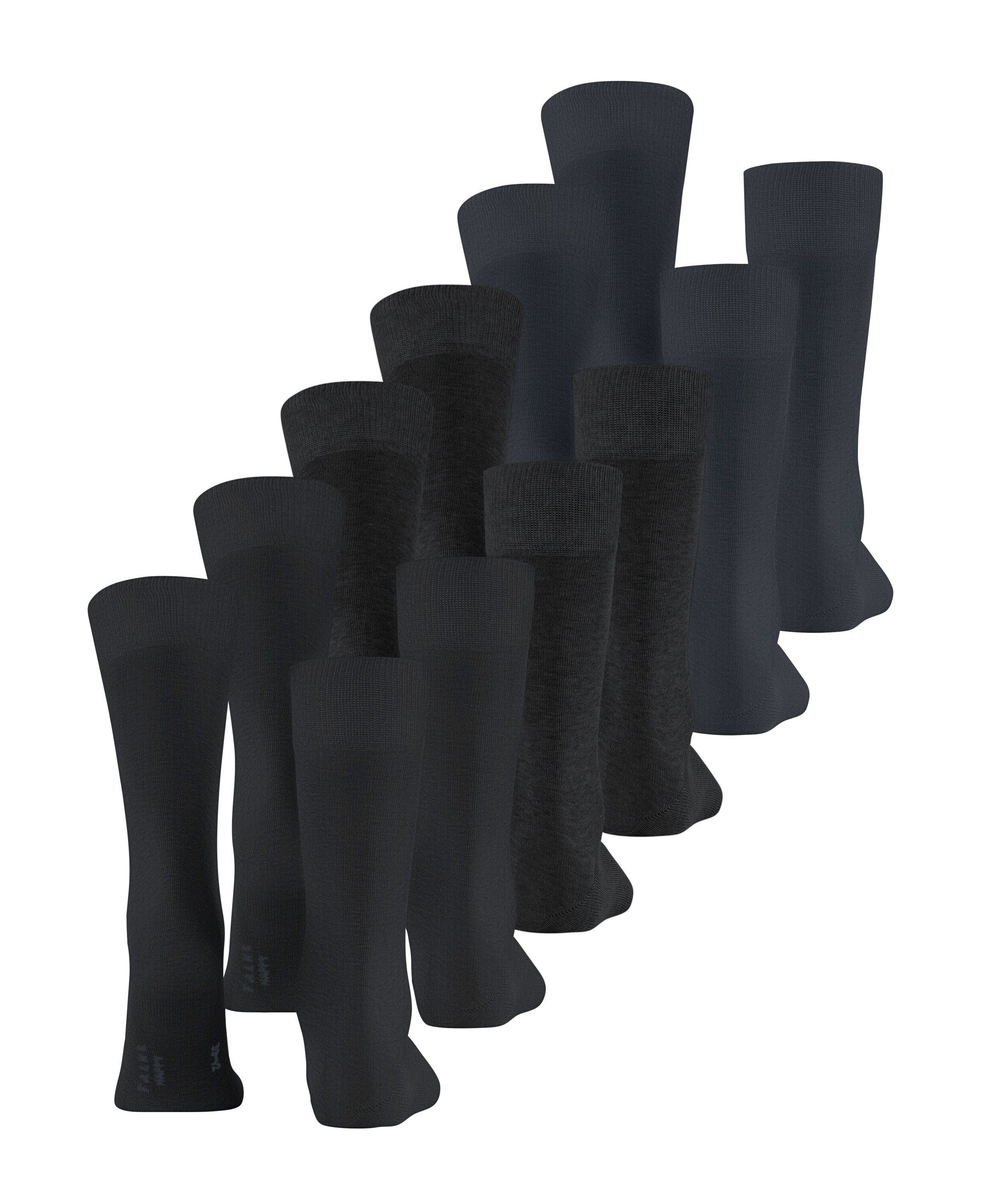FALKE Socken Happy 6-Pack Socken (6-Paar) Set aus 6 Paar Baumwollstrümpfen