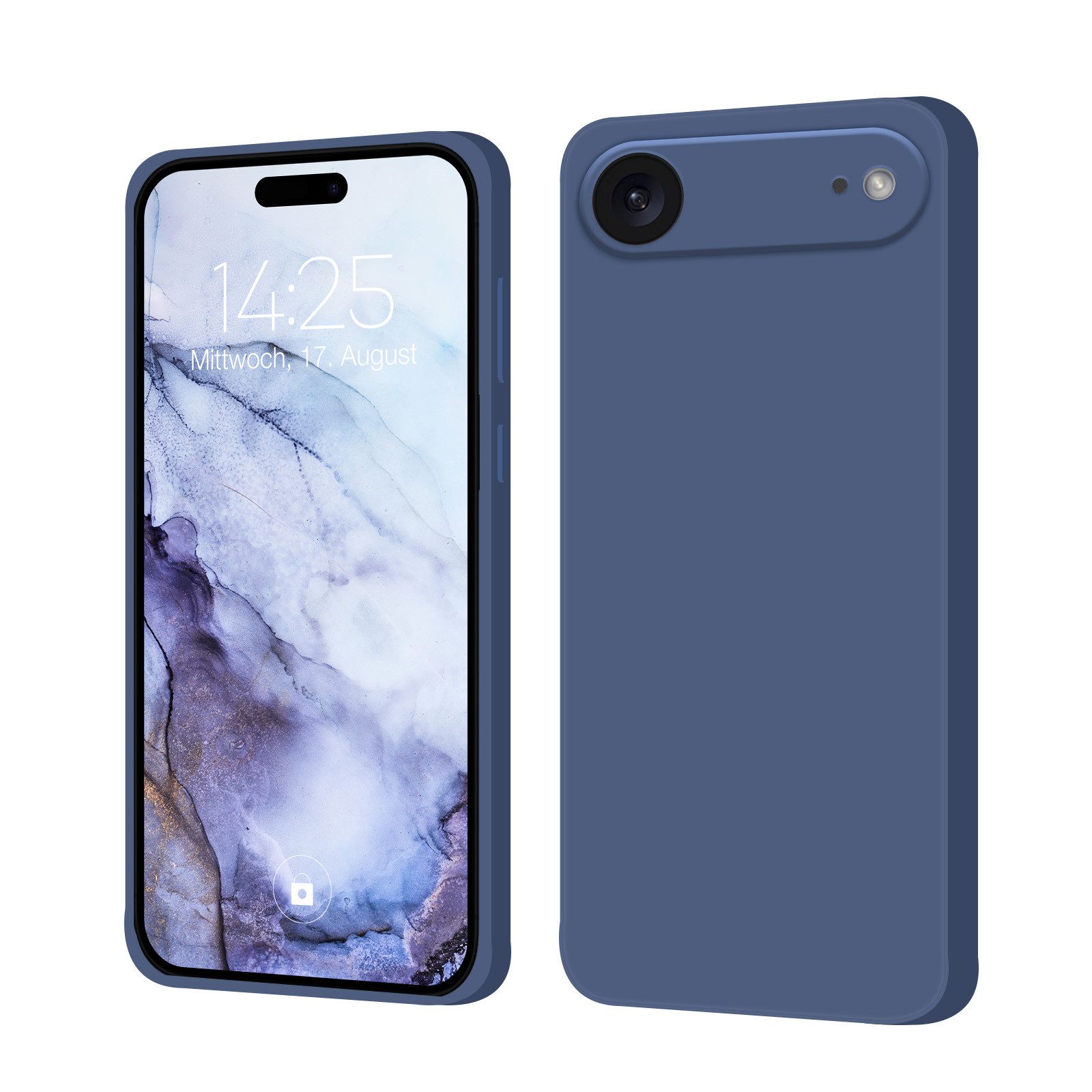 Tec-Expert Handyhülle SoftGrip Cover Hülle für Apple iPhone 17 Air, Handy Case Bumper integrierter Kameraschutz flexibel