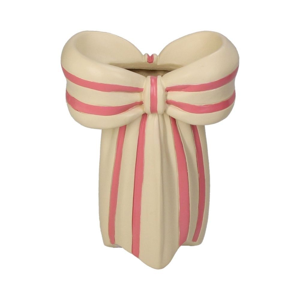 Kersten BV Dekovase Deko Vase - Große Schleife, Rosa (1 St)