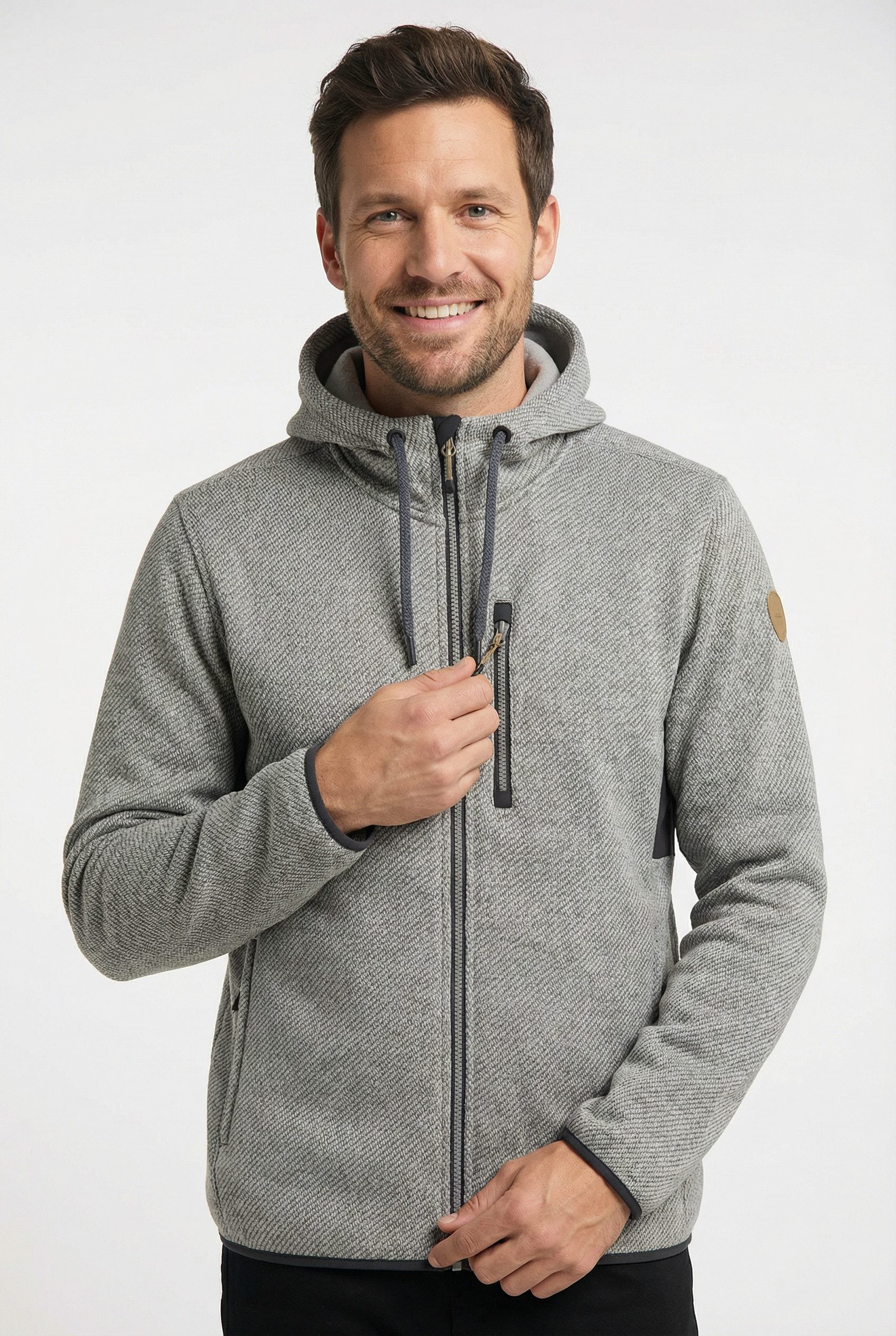 Icepeak Fleecejacke MANAWA schnell trocknendes Obermaterial aus Polyester, auch in großen Größen
